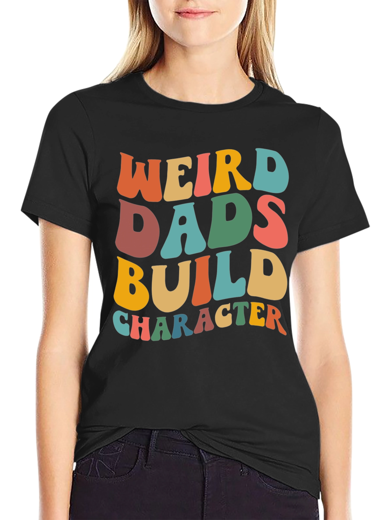 Weird Dads Build Character T-Shirt