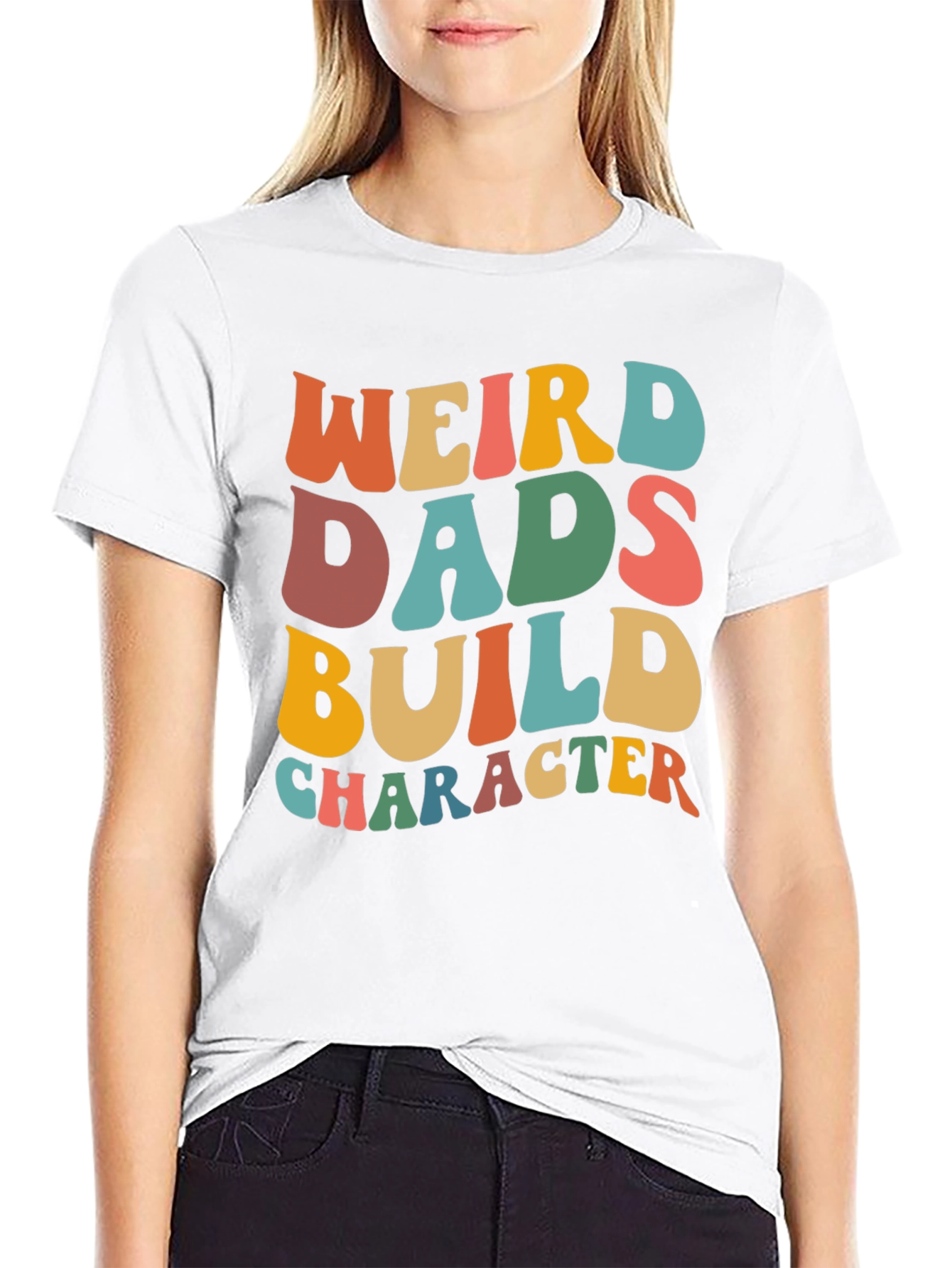 Weird Dads Build Character T-Shirt
