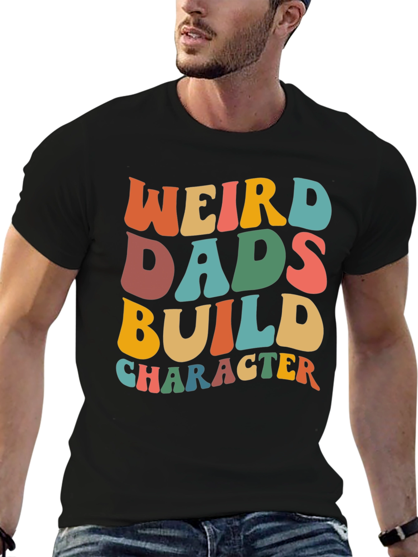 Weird Dads Build Character T-Shirt