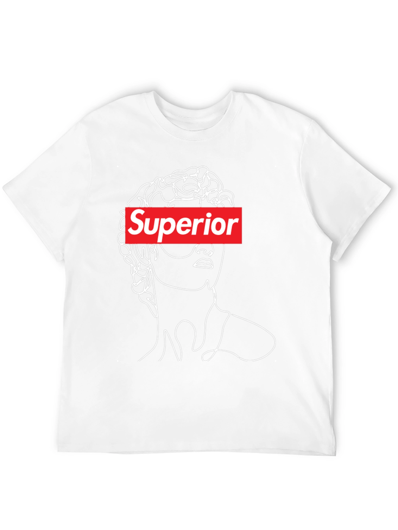 Superior Graphic Print T-Shirt - Black