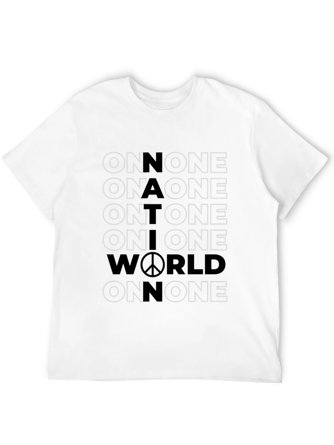 One Nation One World Graphic T-Shirt