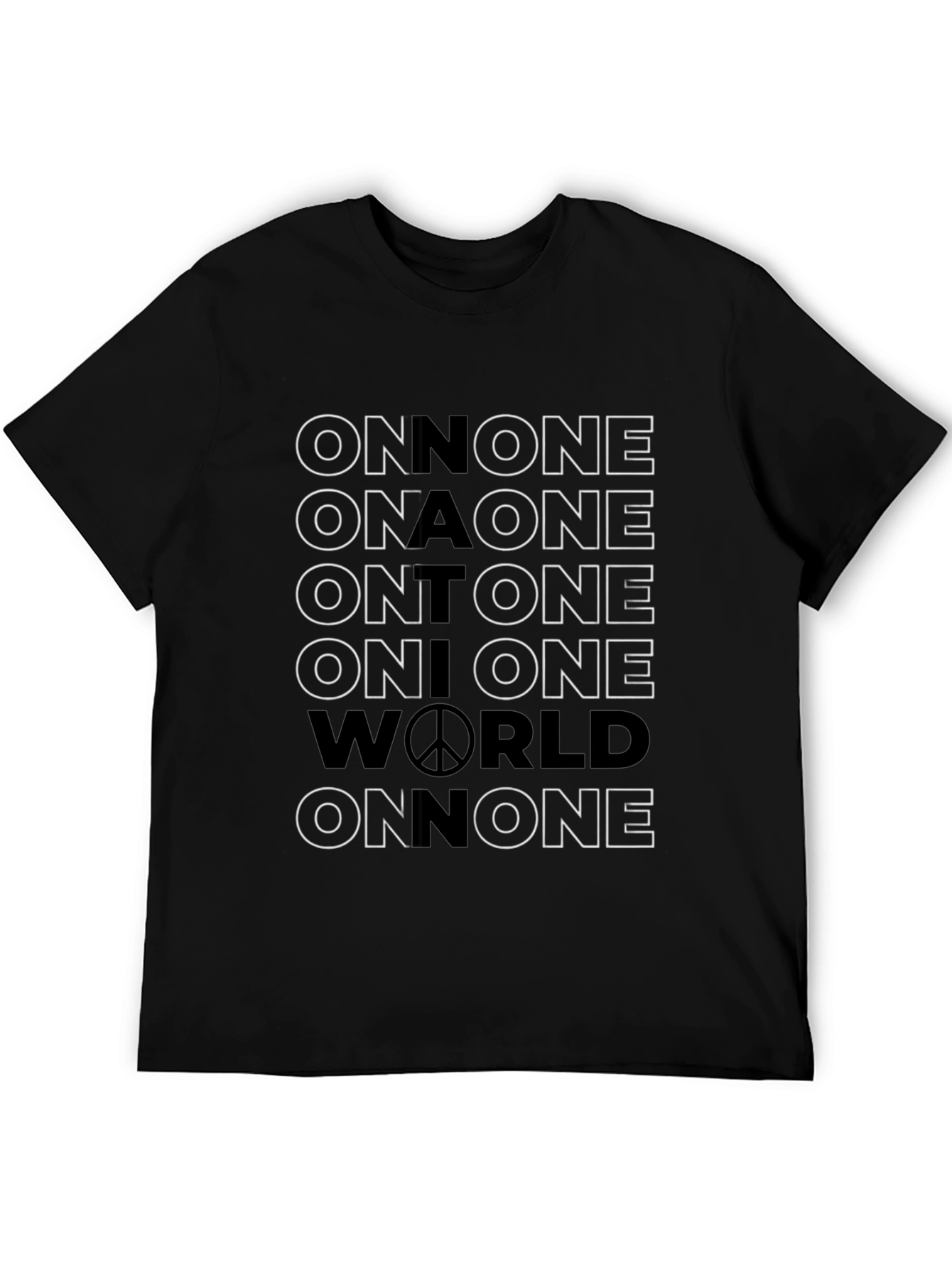 One Nation One World Graphic T-Shirt