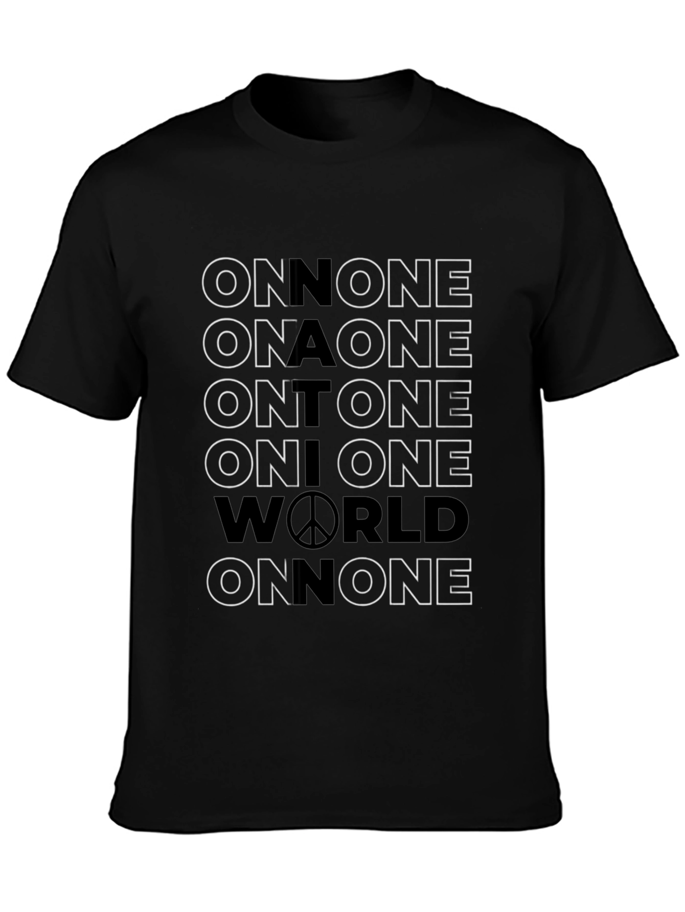 One Nation One World Graphic T-Shirt