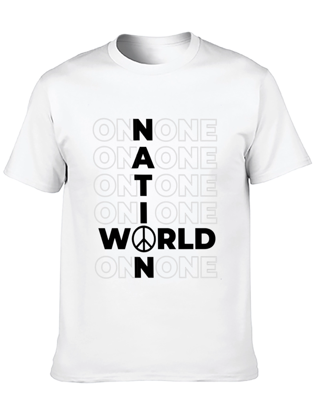 One Nation One World Graphic T-Shirt