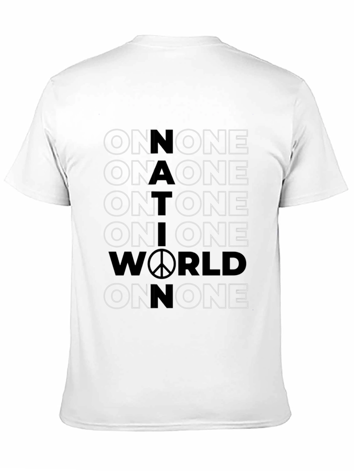 One Nation One World Graphic T-Shirt