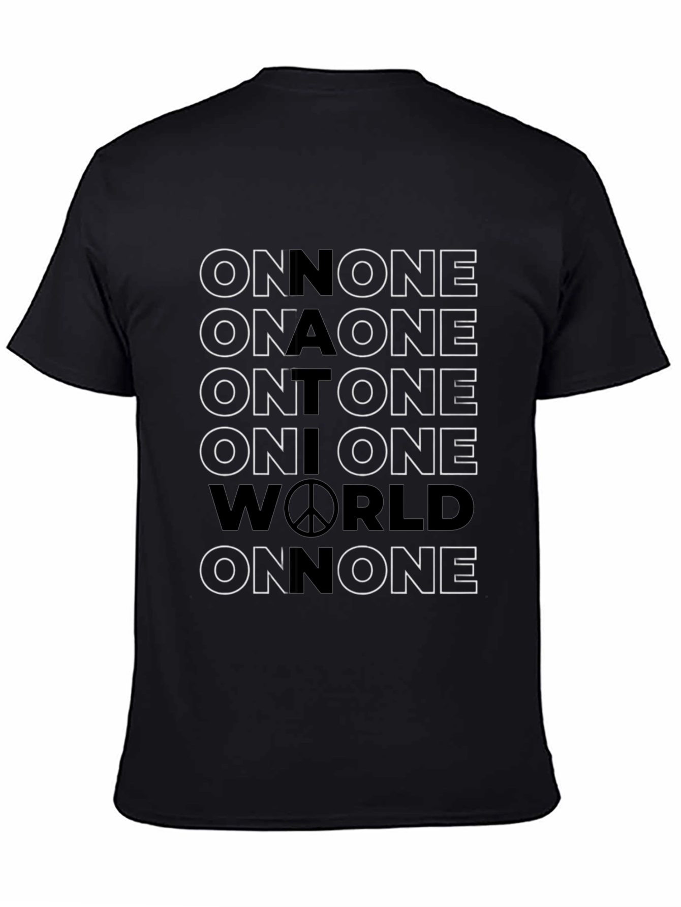 One Nation One World Graphic T-Shirt