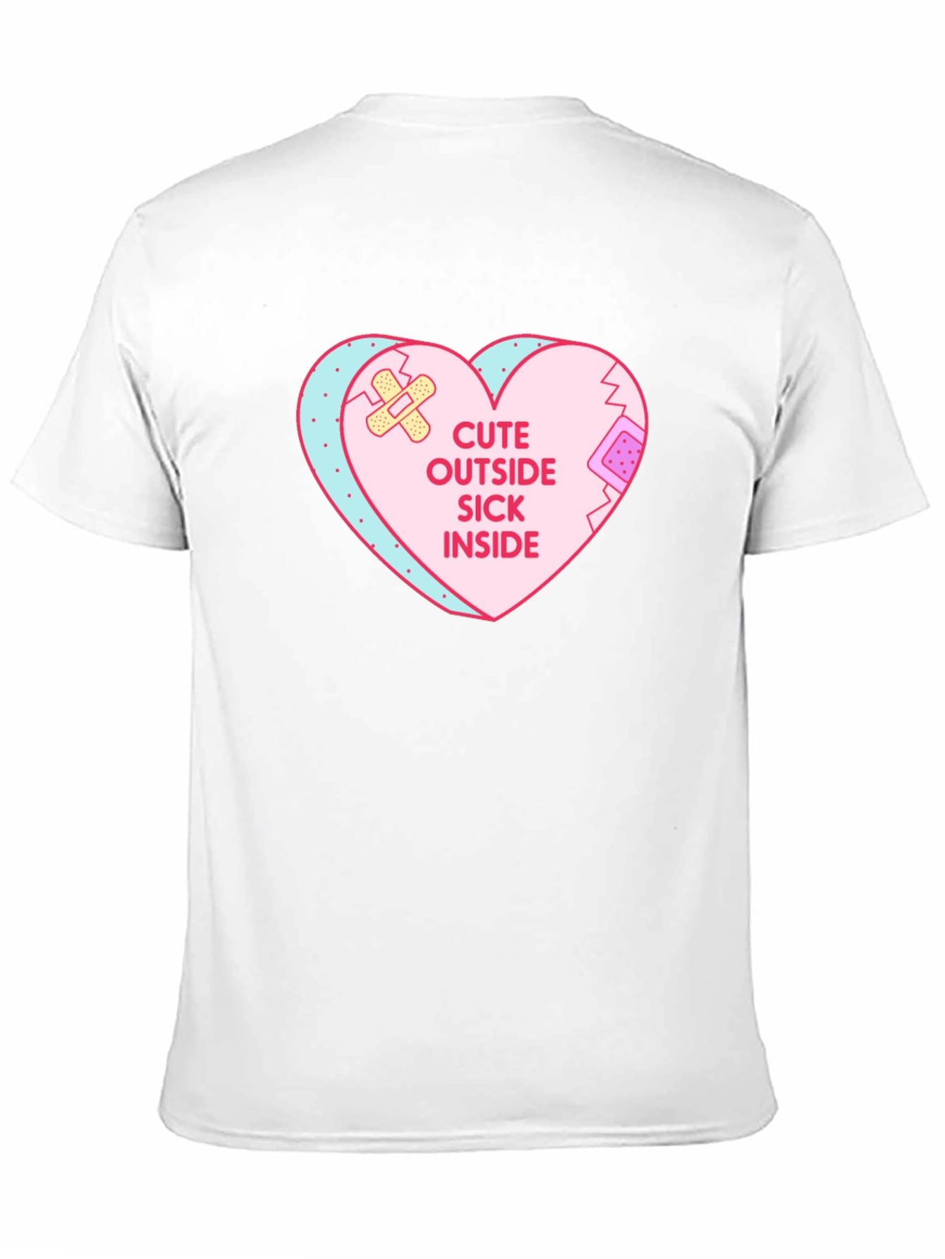 Cute Outside Sick Inside Graphic T-Shirt
