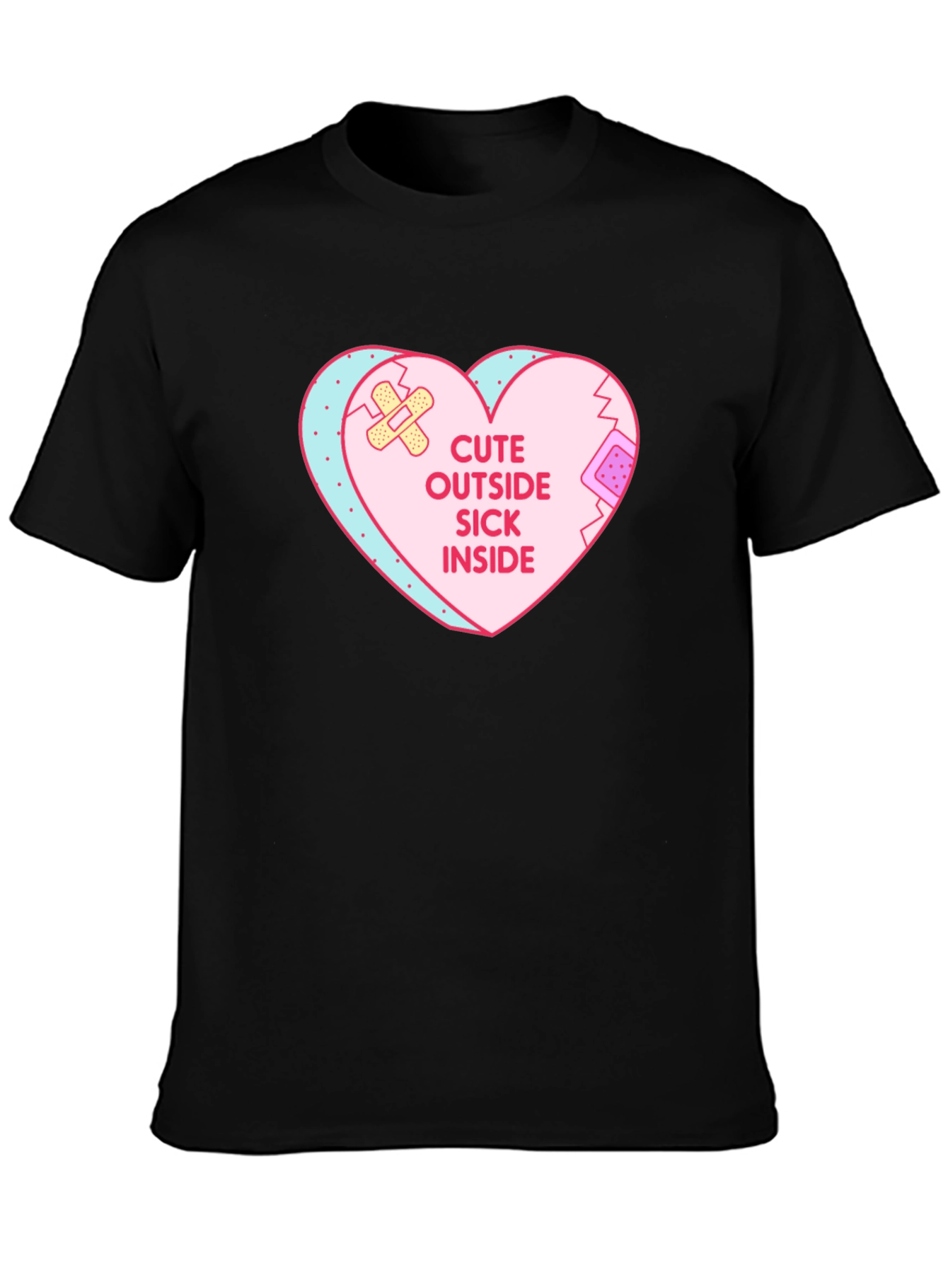 Cute Outside Sick Inside Graphic T-Shirt