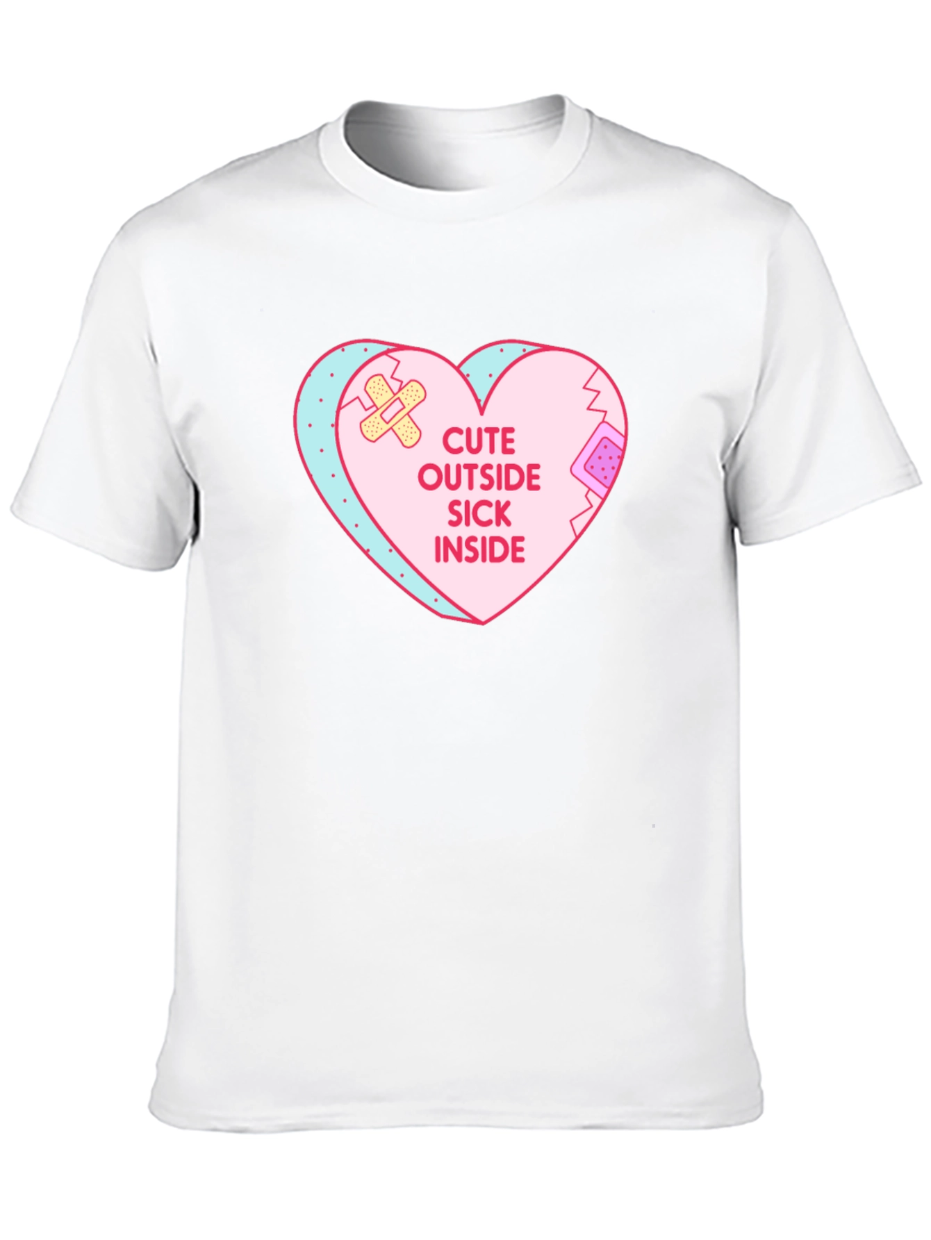 Cute Outside Sick Inside Graphic T-Shirt