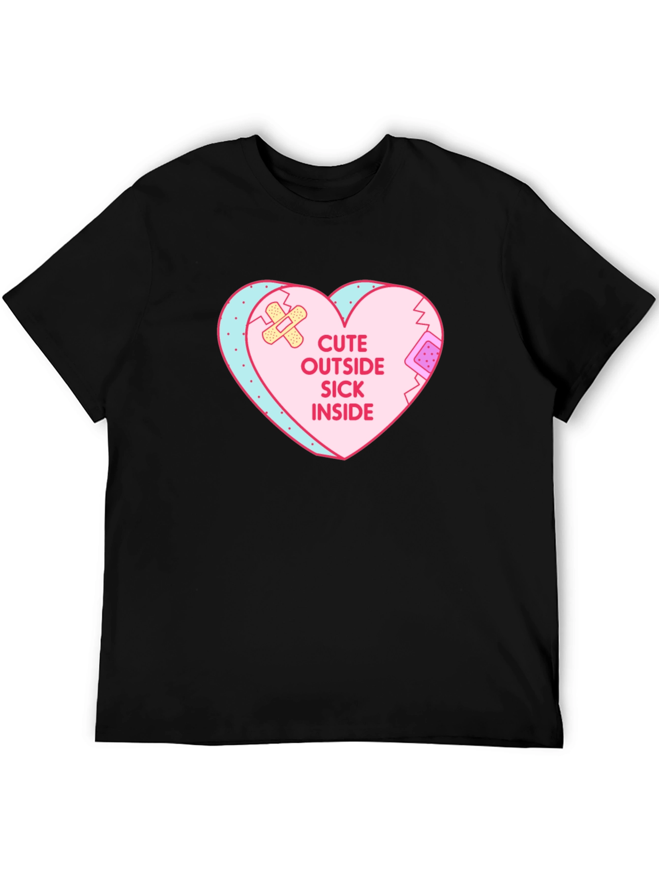 Cute Outside Sick Inside Graphic T-Shirt