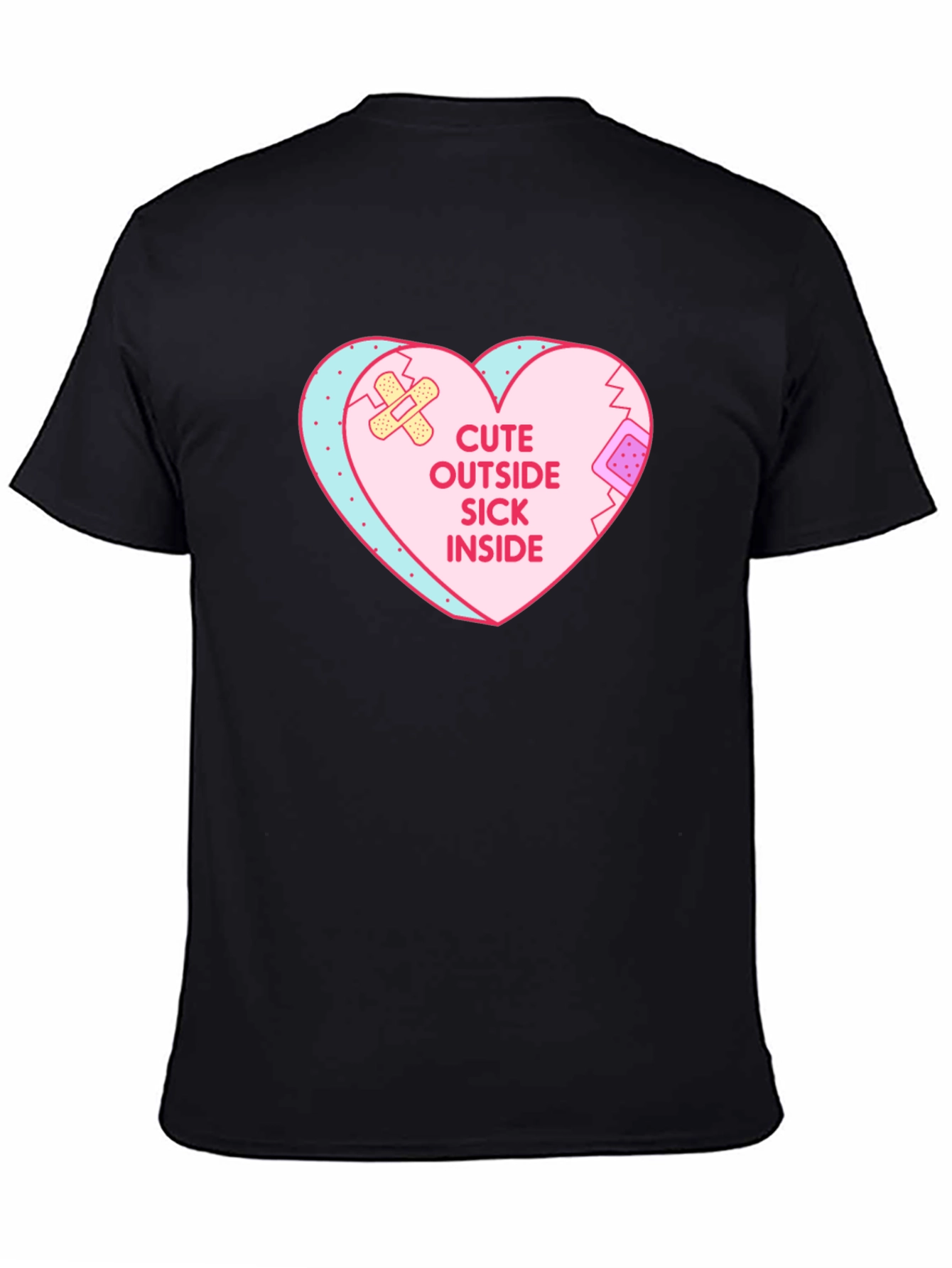 Cute Outside Sick Inside Graphic T-Shirt