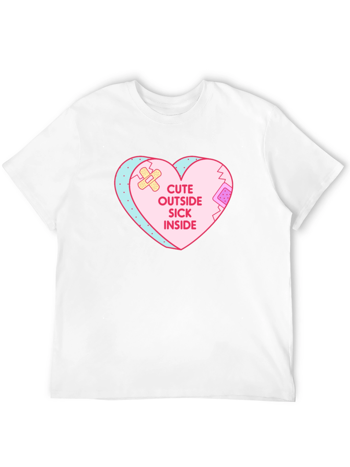 Cute Outside Sick Inside Graphic T-Shirt