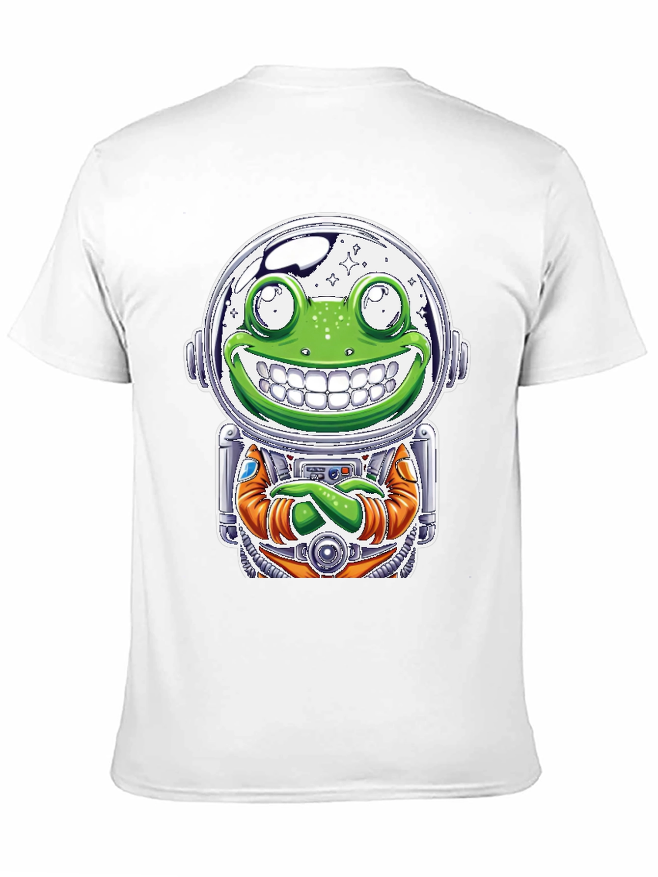 Frog Astronaut Graphic T-Shirt - Space Explorer Tee