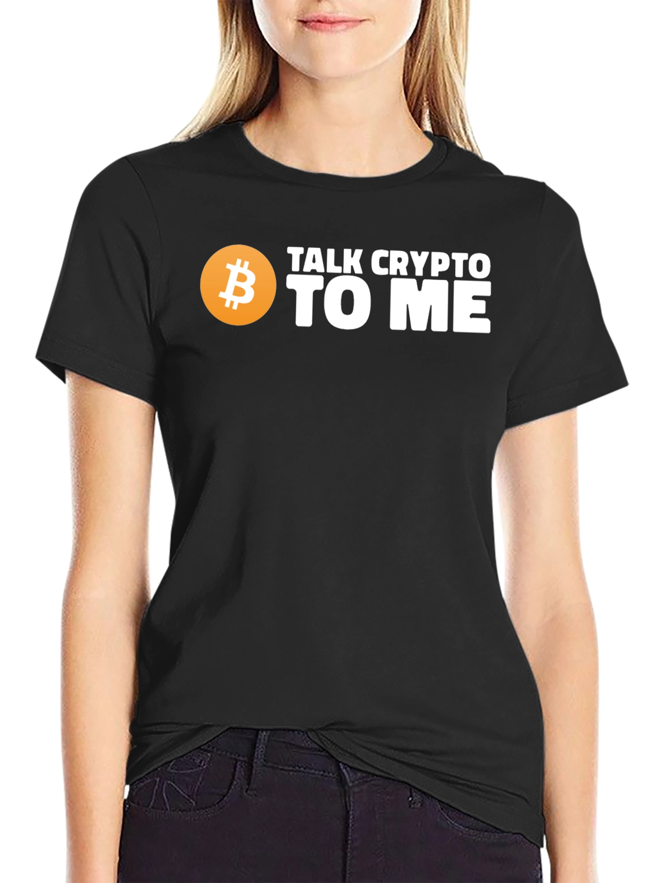 Talk Crypto To Me Bitcoin T-Shirt