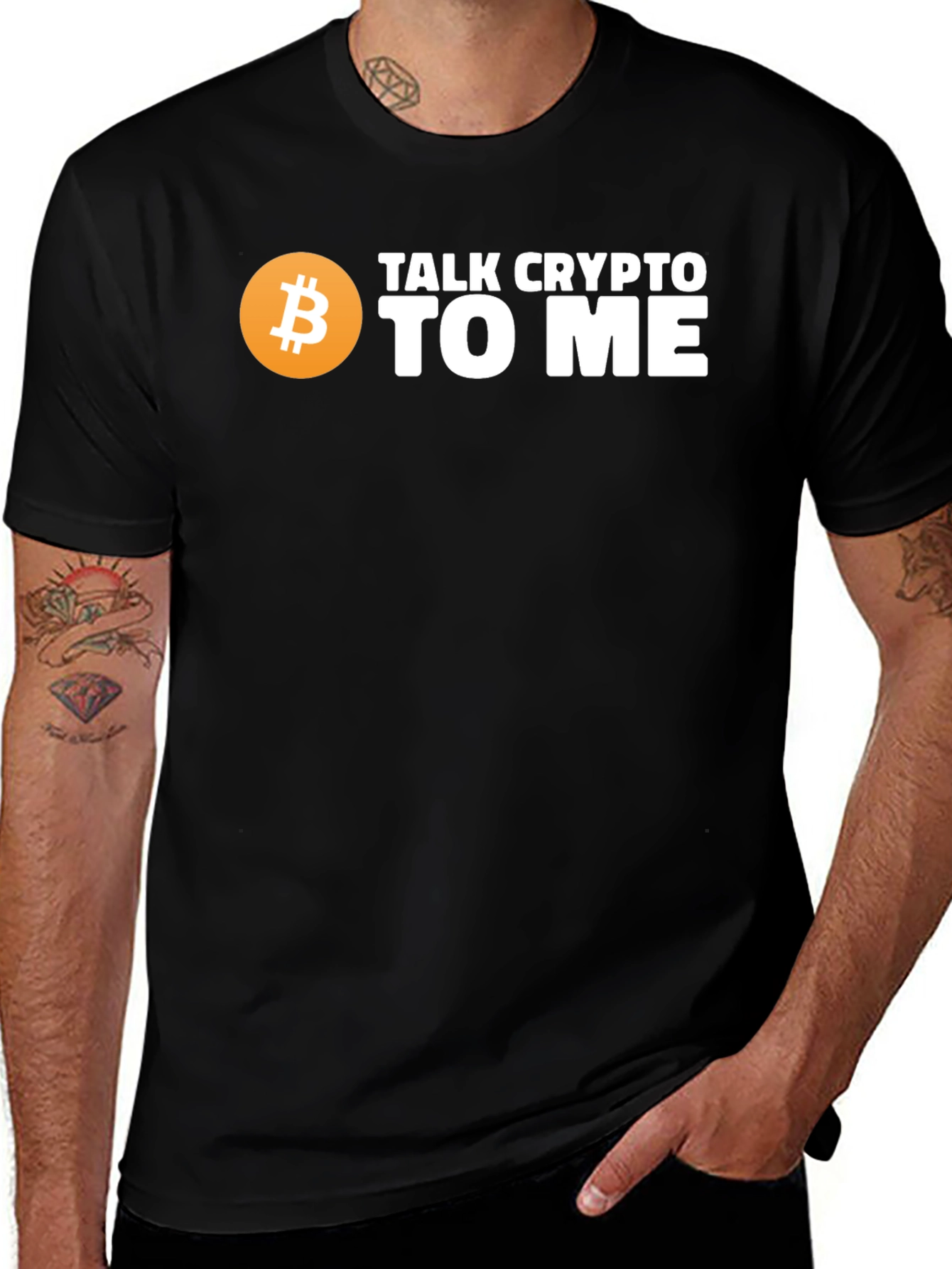 Talk Crypto To Me Bitcoin T-Shirt
