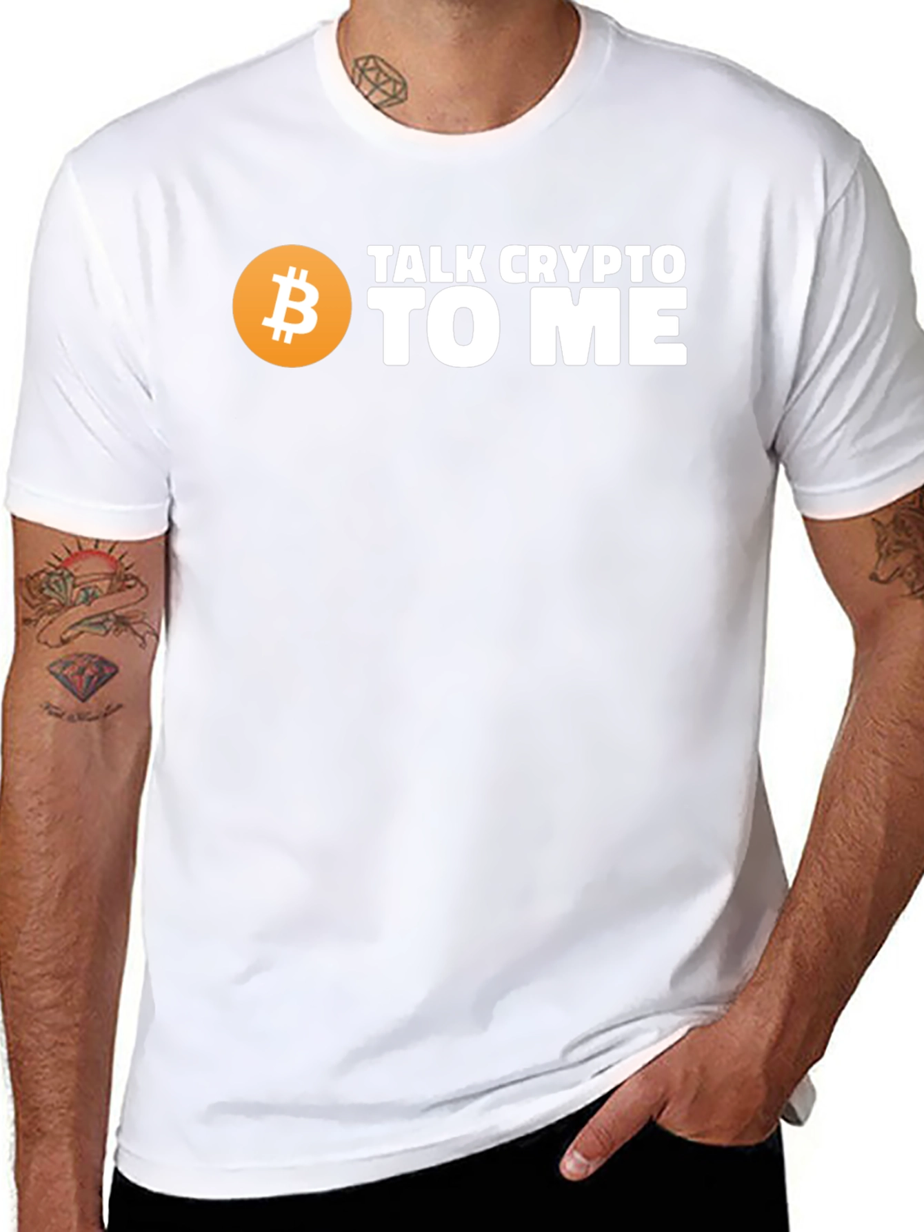 Talk Crypto To Me Bitcoin T-Shirt
