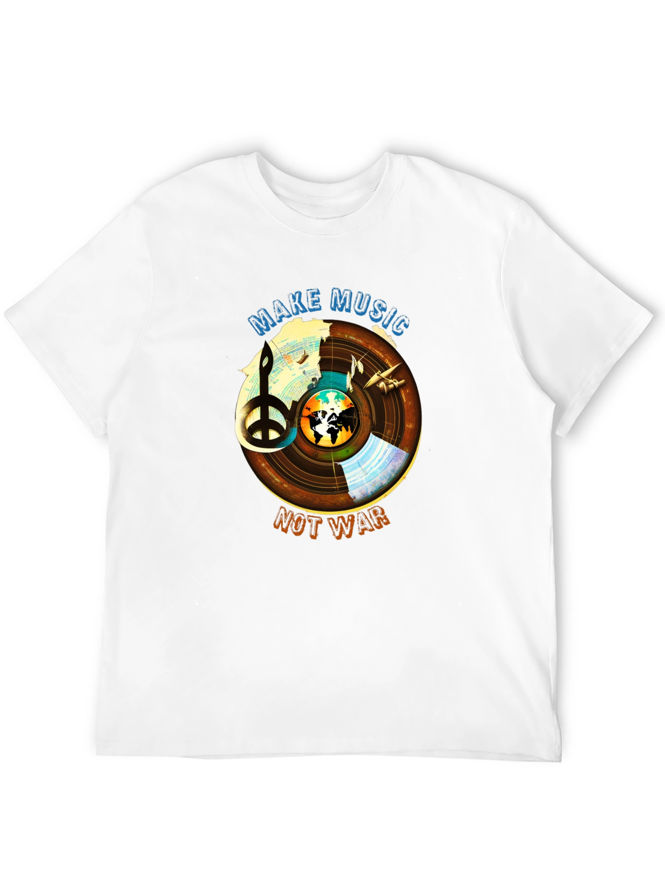 Make Music Not War Graphic Tee