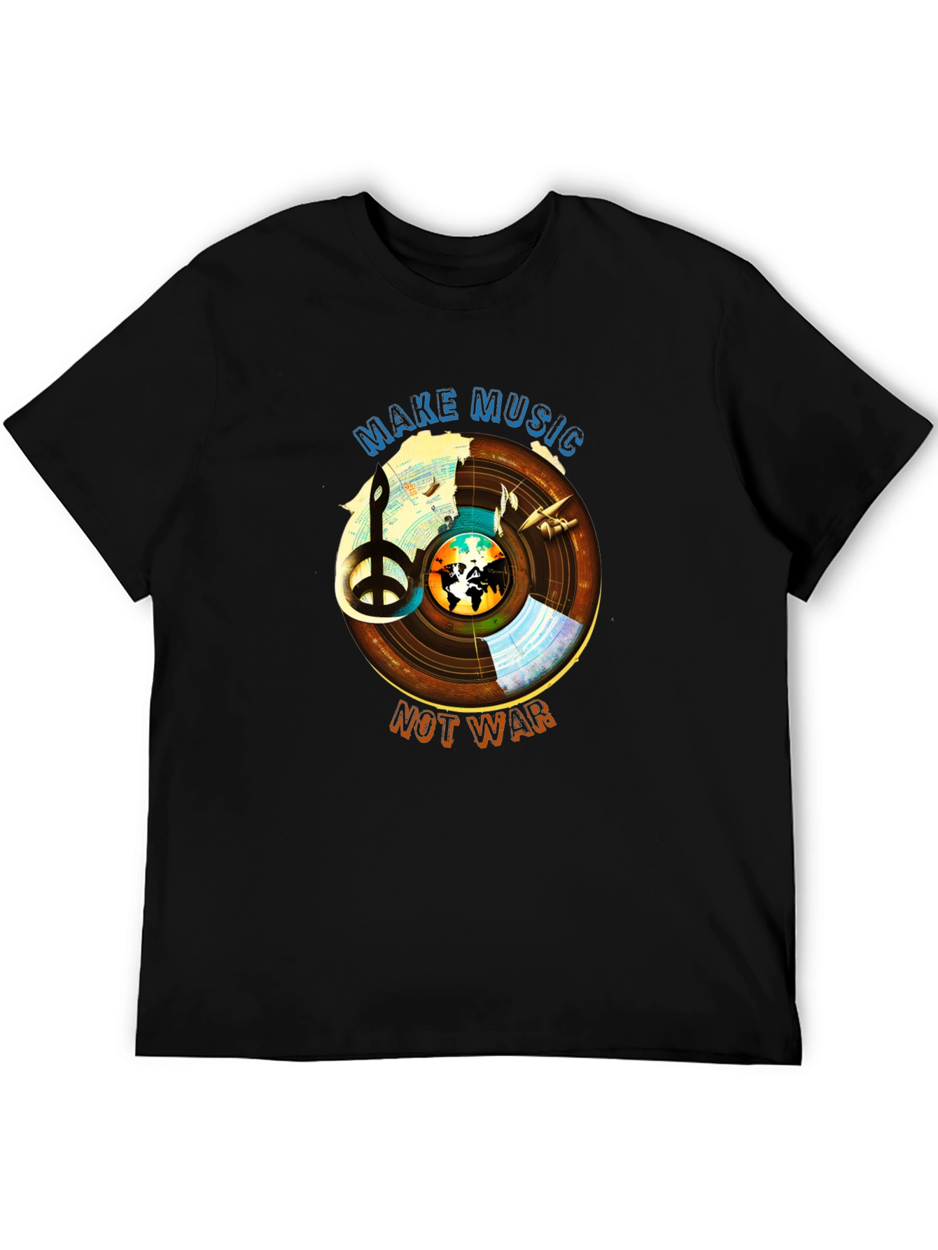 Make Music Not War Graphic Tee