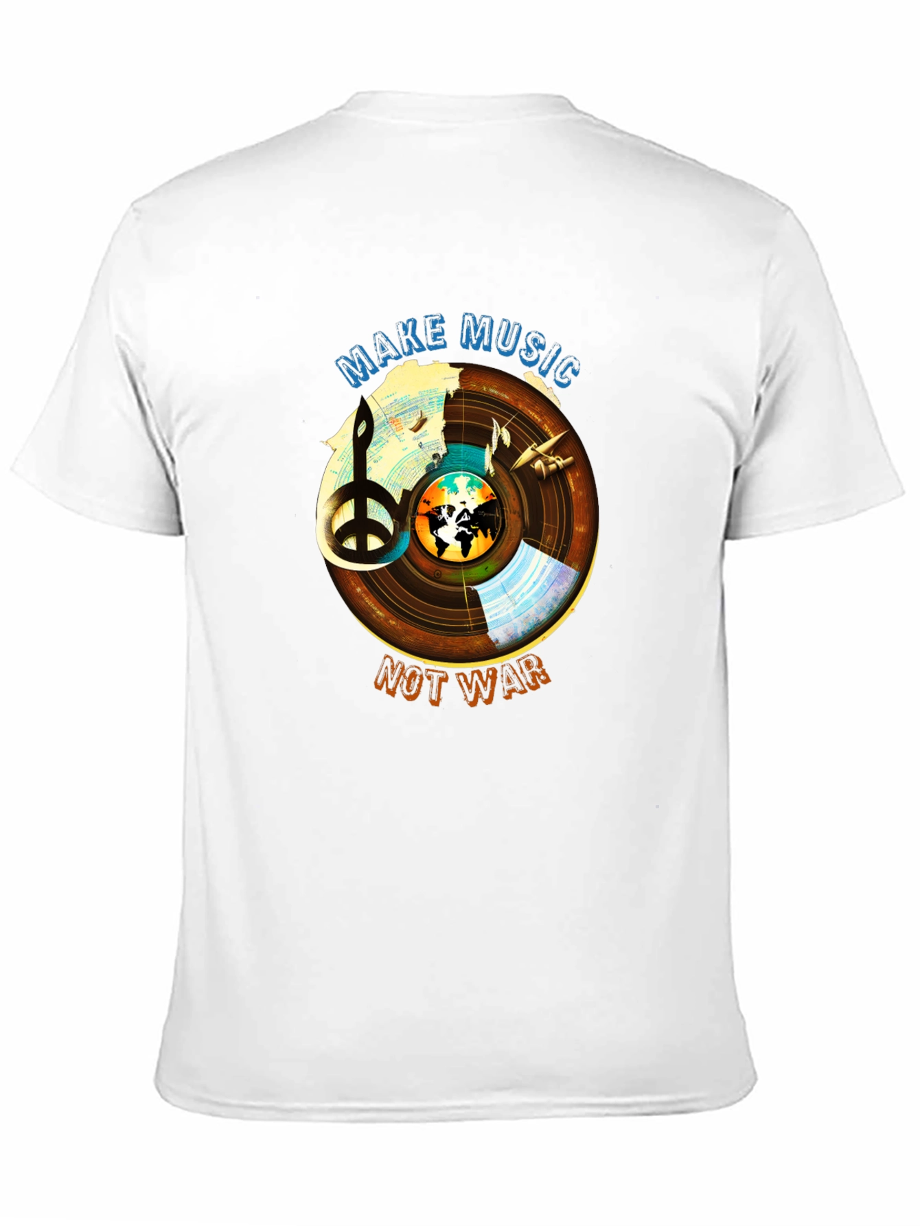 Make Music Not War Graphic Tee