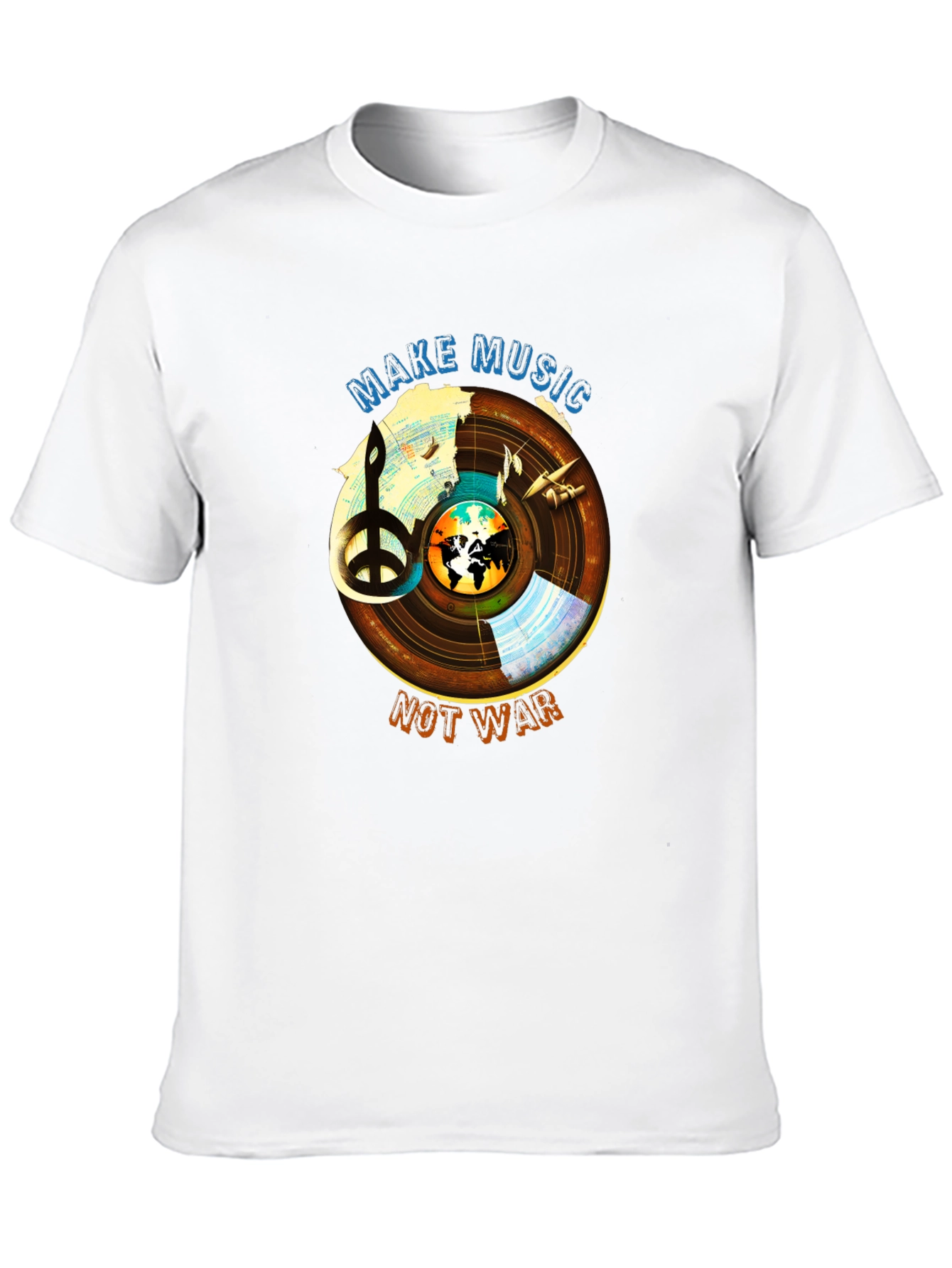Make Music Not War Graphic Tee