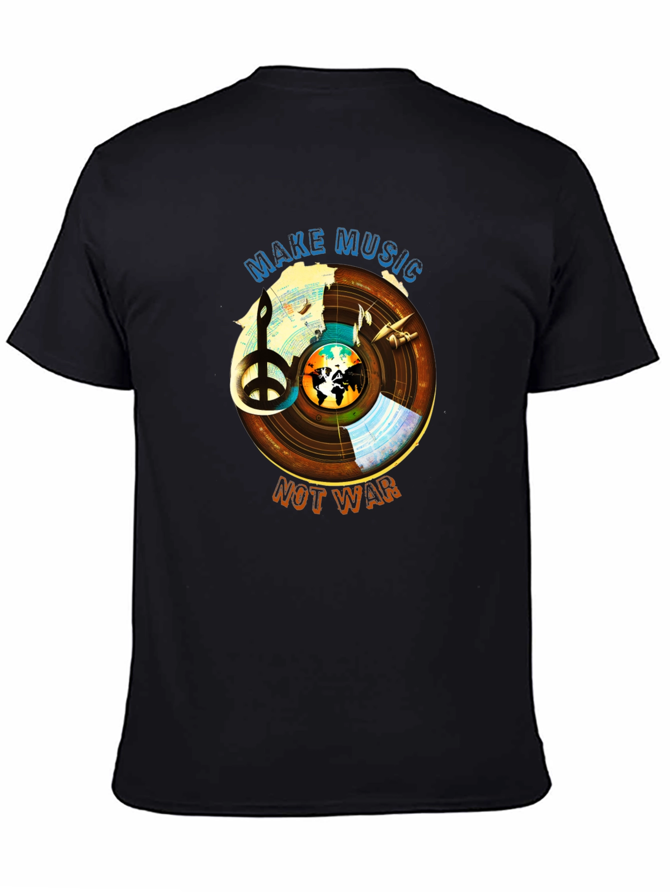 Make Music Not War Graphic Tee