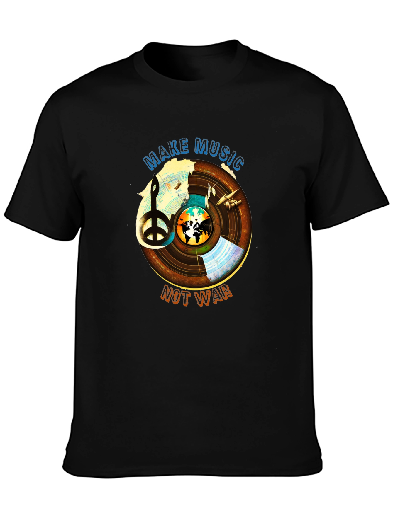 Make Music Not War Graphic Tee