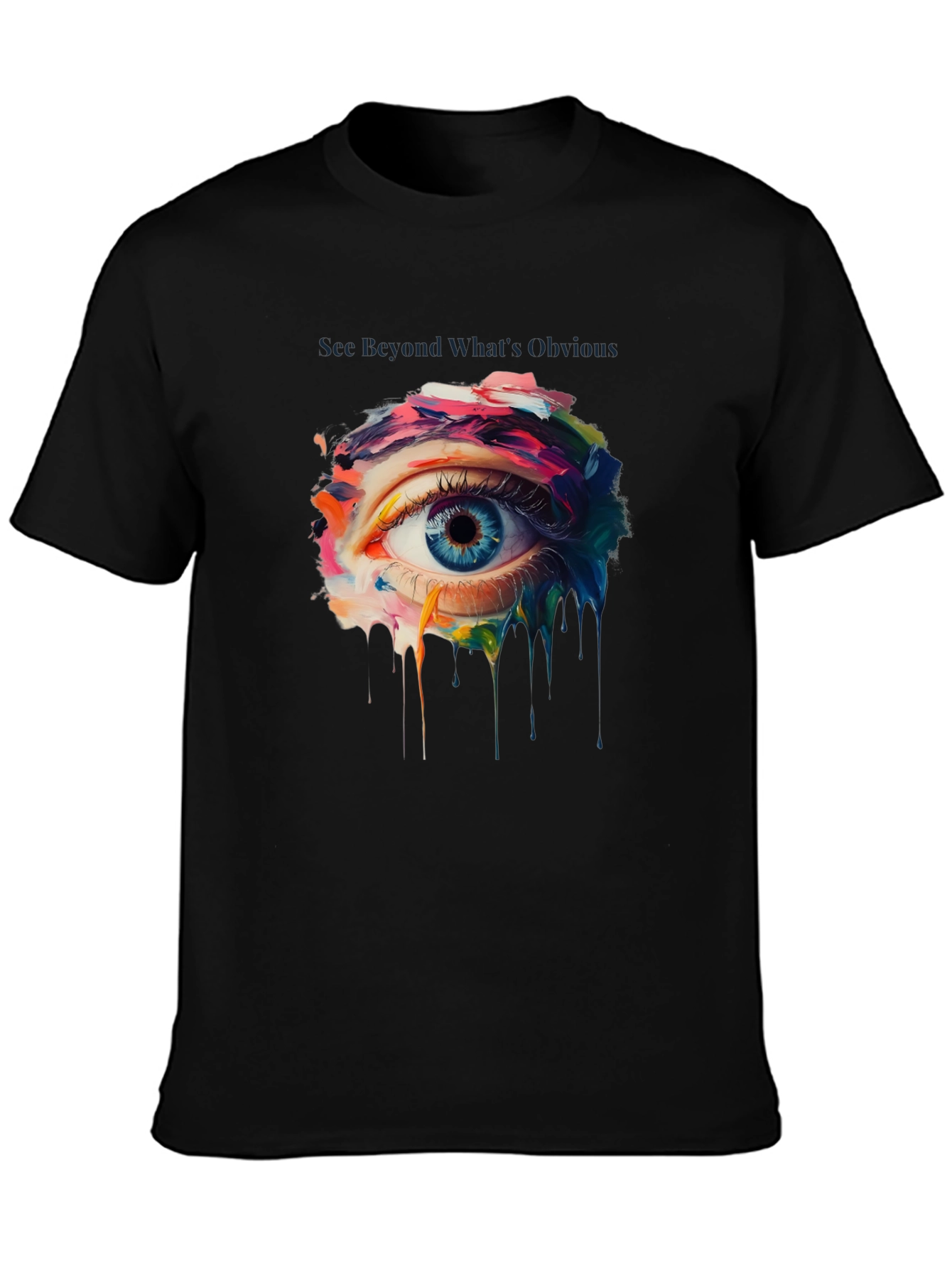 Eye See Beyond Graphic T-Shirt - Artistic Design