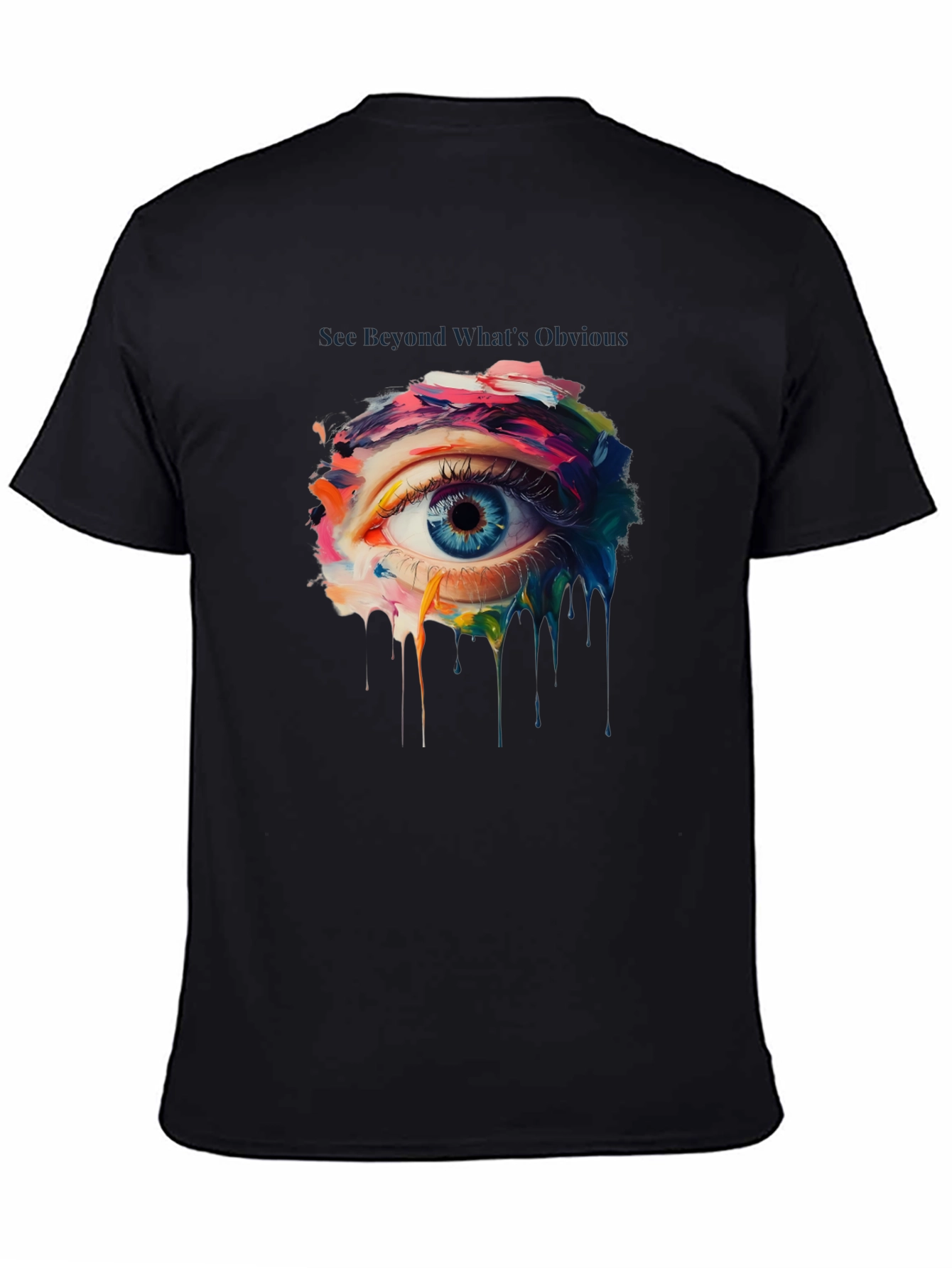 Eye See Beyond Graphic T-Shirt - Artistic Design