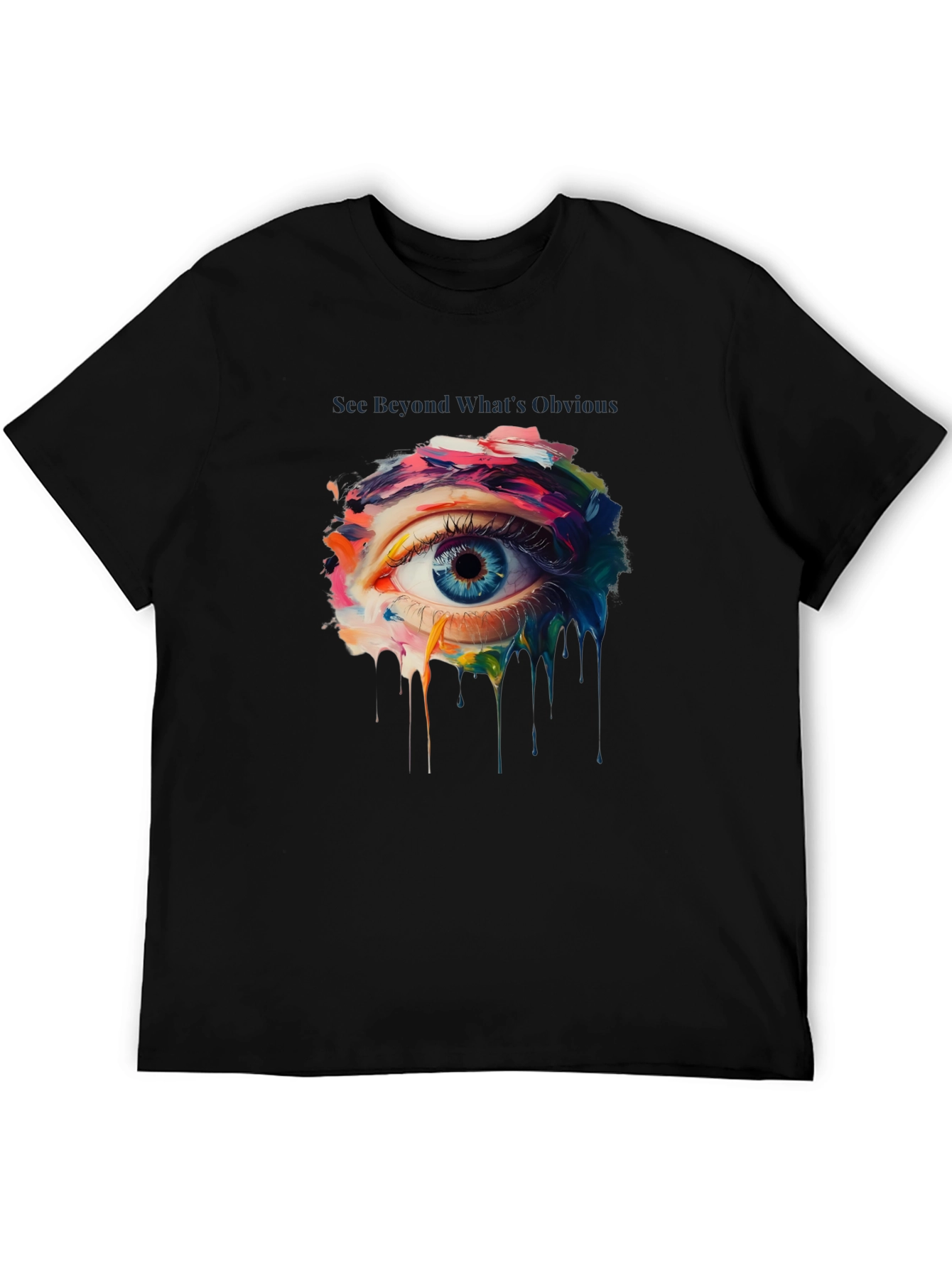 Eye See Beyond Graphic T-Shirt - Artistic Design