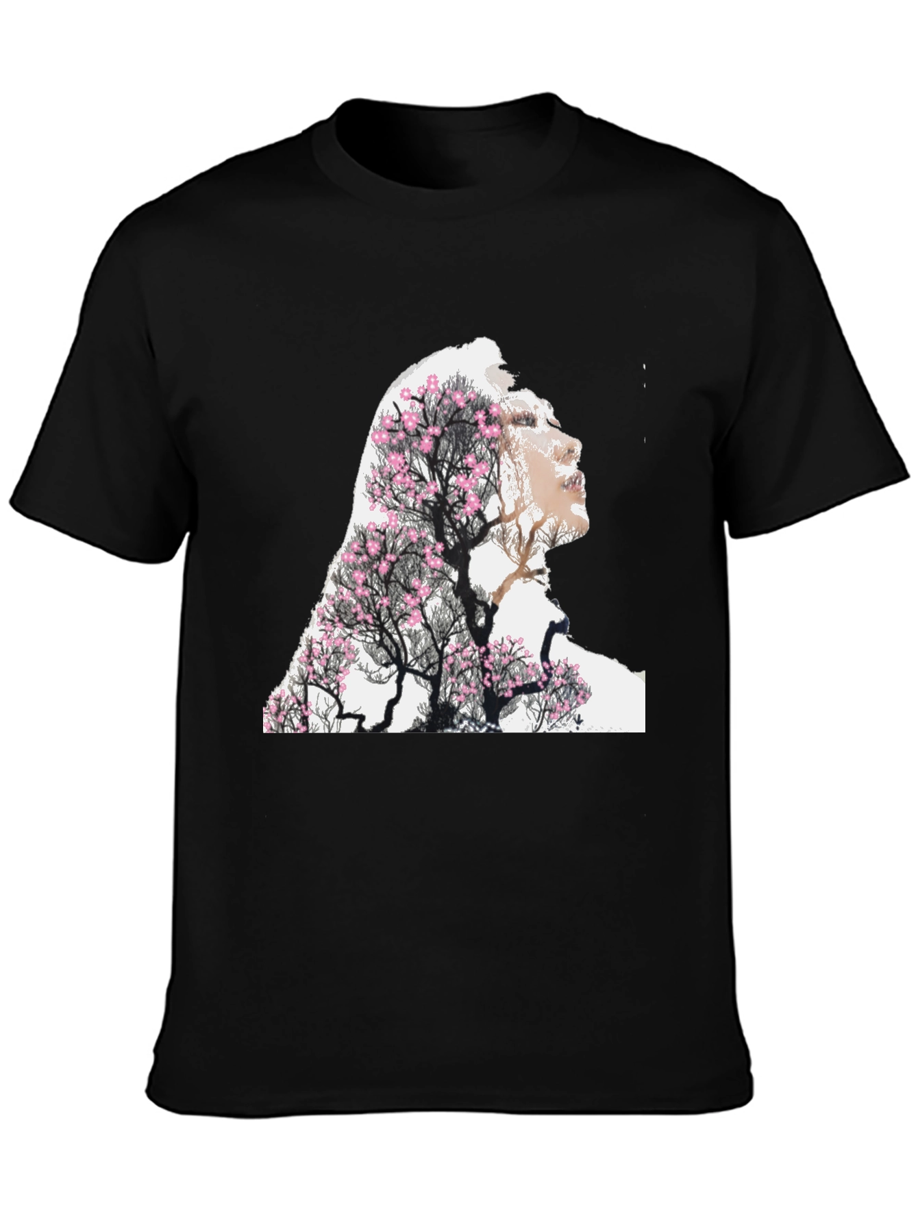 Nature Woman Graphic Tee - Black Unisex T-Shirt