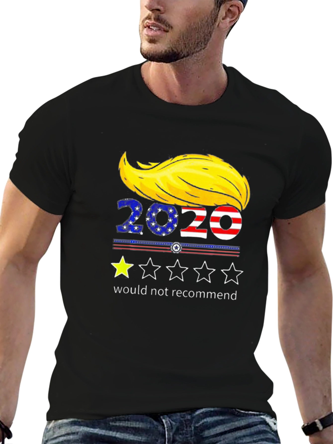 Funny Political T-Shirt - 2020 One Star Review