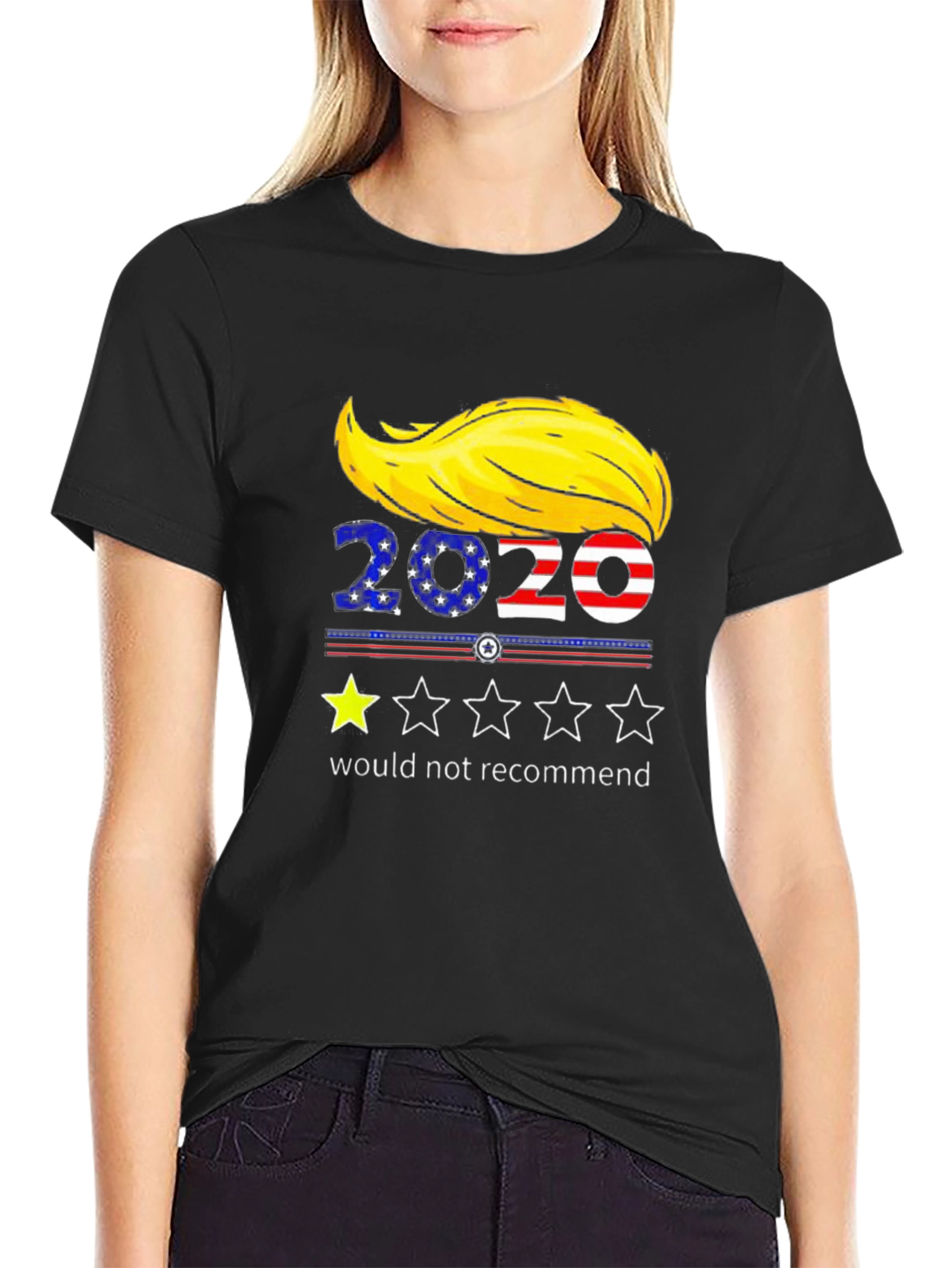 Funny Political T-Shirt - 2020 One Star Review