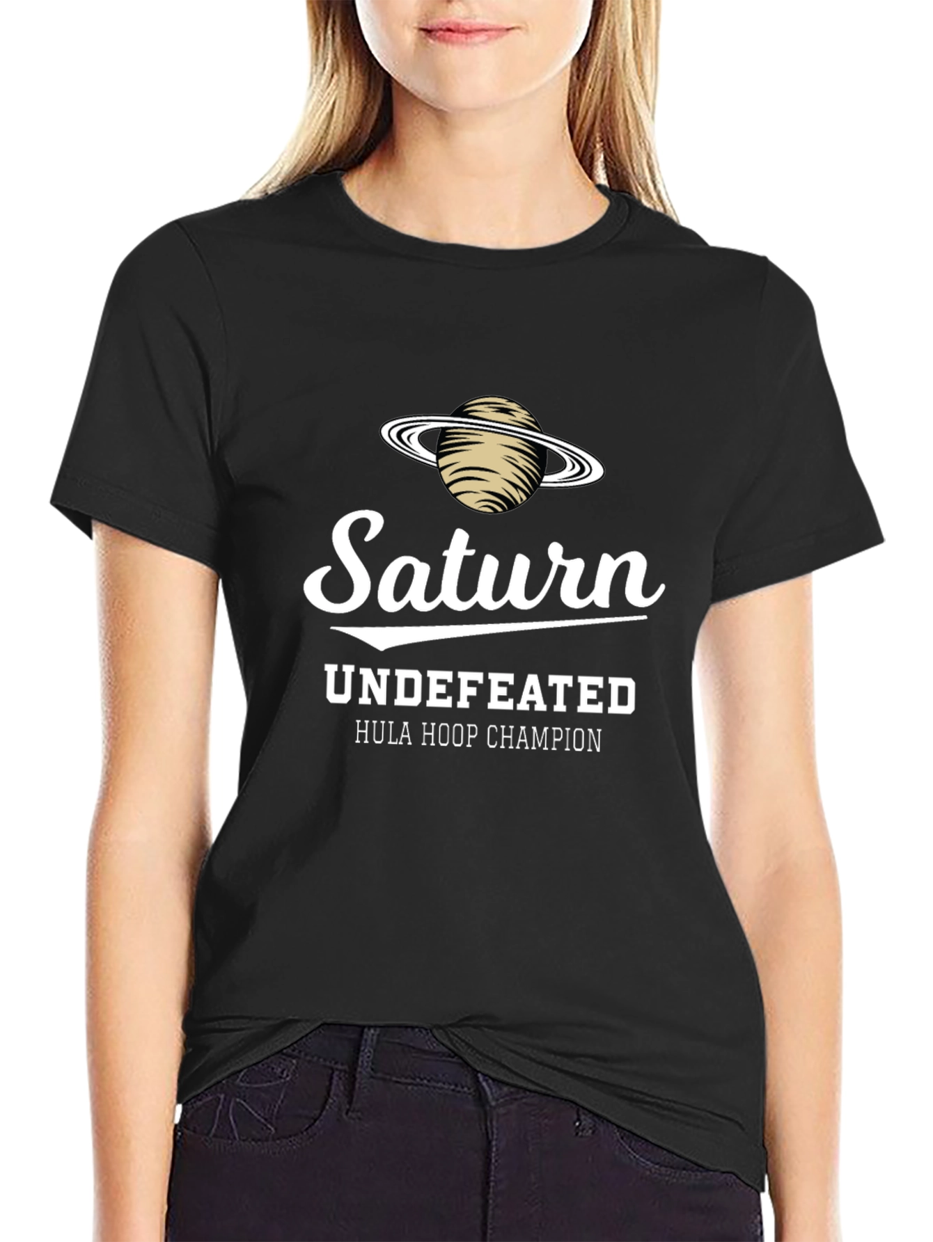 Saturn Hula Hoop Champion T-Shirt - Undefeated!