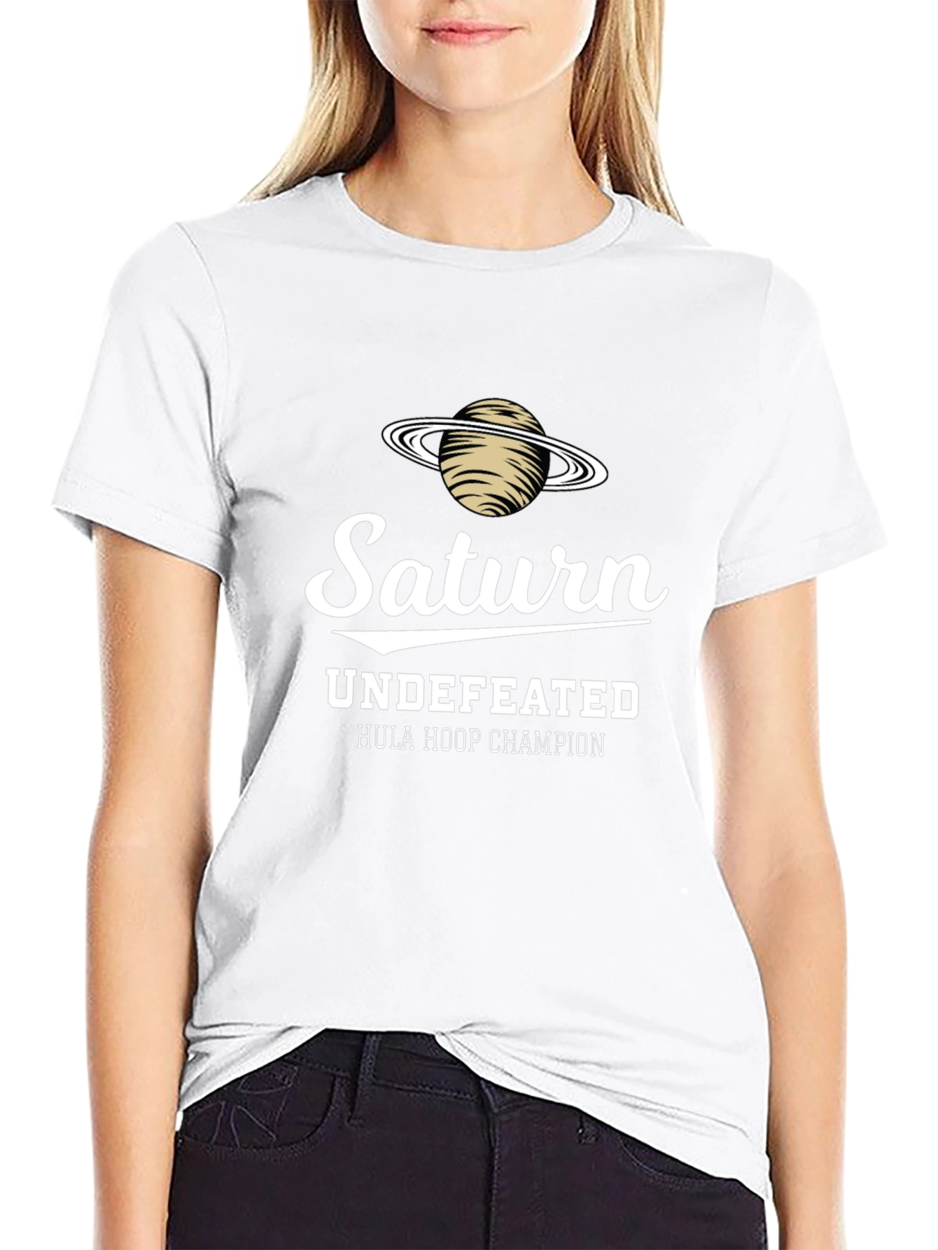 Saturn Hula Hoop Champion T-Shirt - Undefeated!