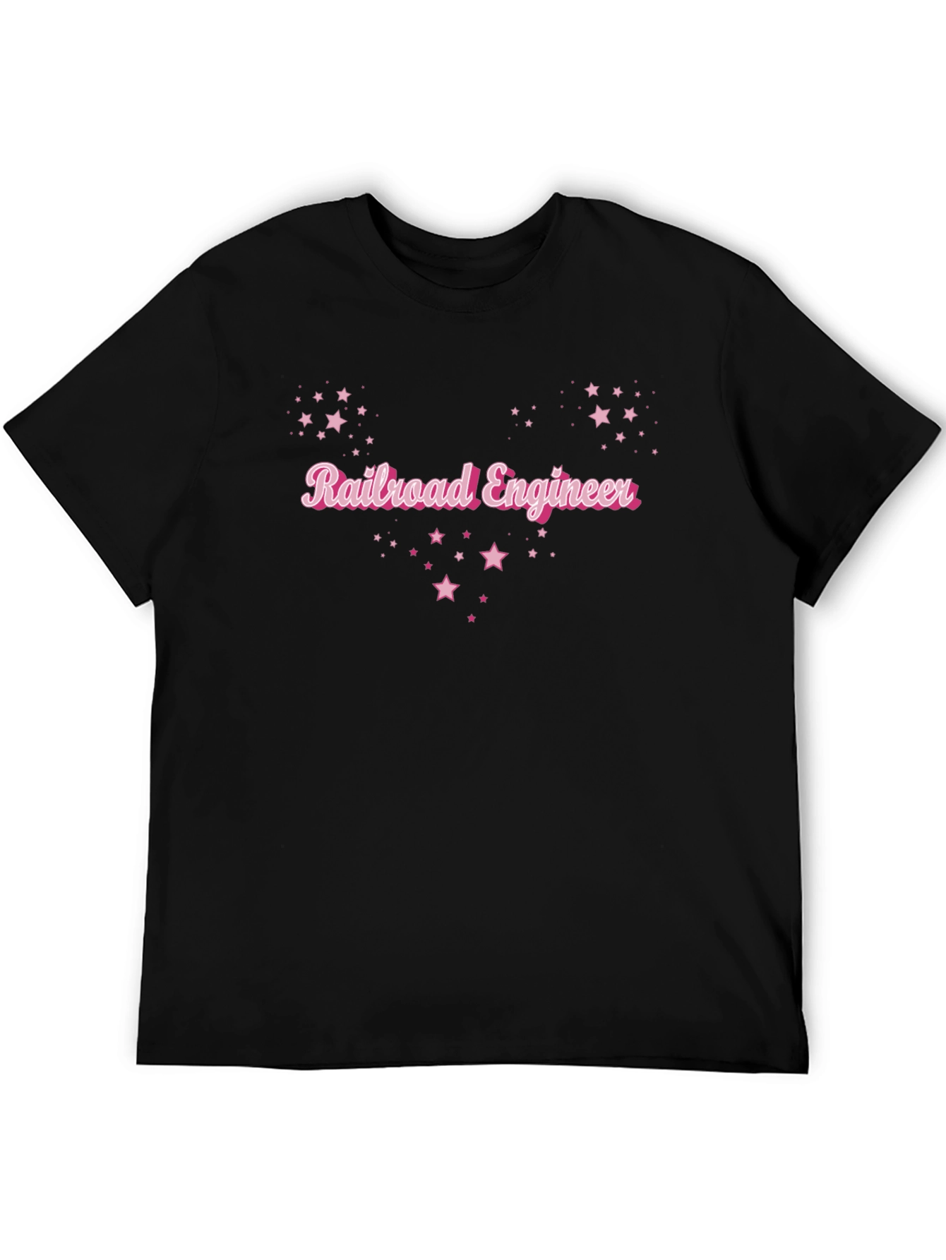 Railroad Engineer Star Graphic Tee