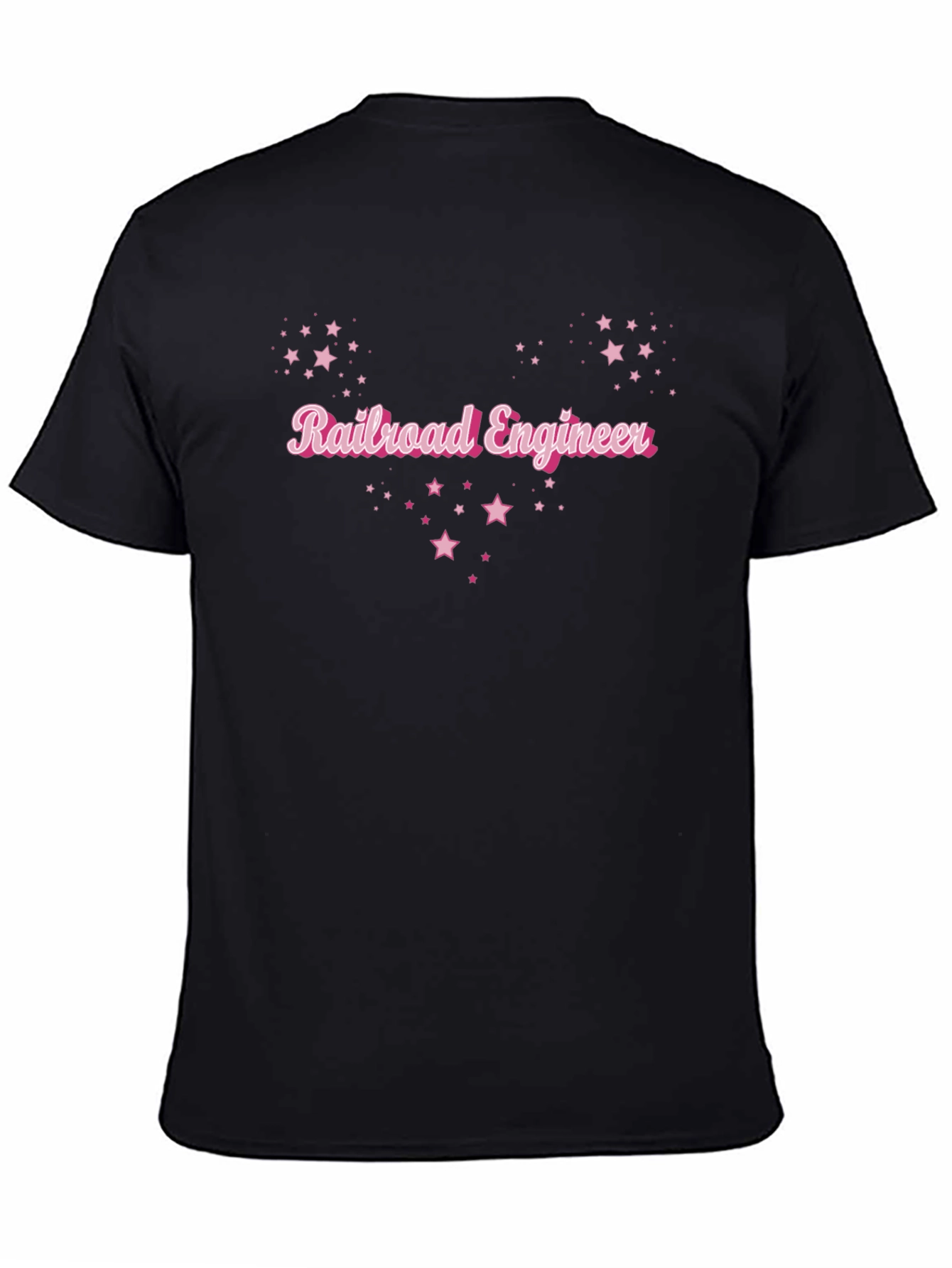 Railroad Engineer Star Graphic Tee