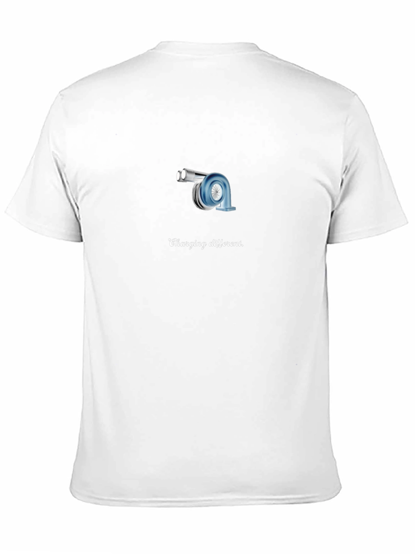 Turbocharged Humor: Charging Different Black T-Shirt