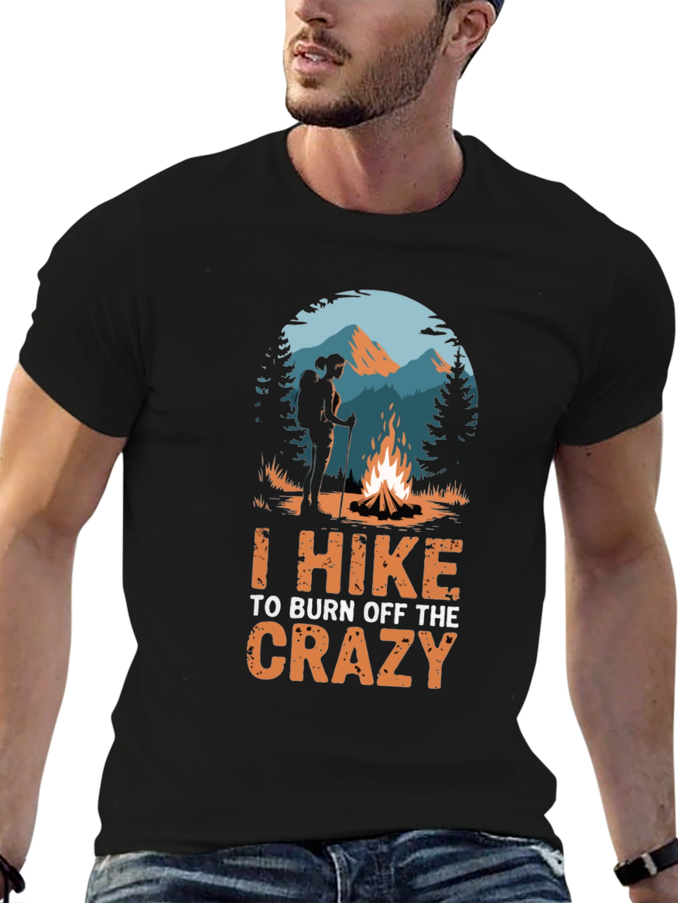 Hiking Lover T-Shirt - Burn Off The Crazy!