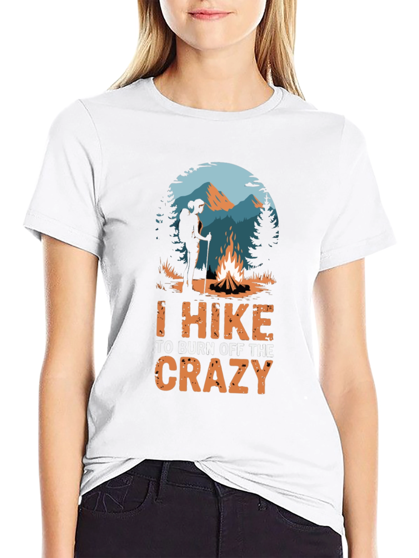 Hiking Lover T-Shirt - Burn Off The Crazy!