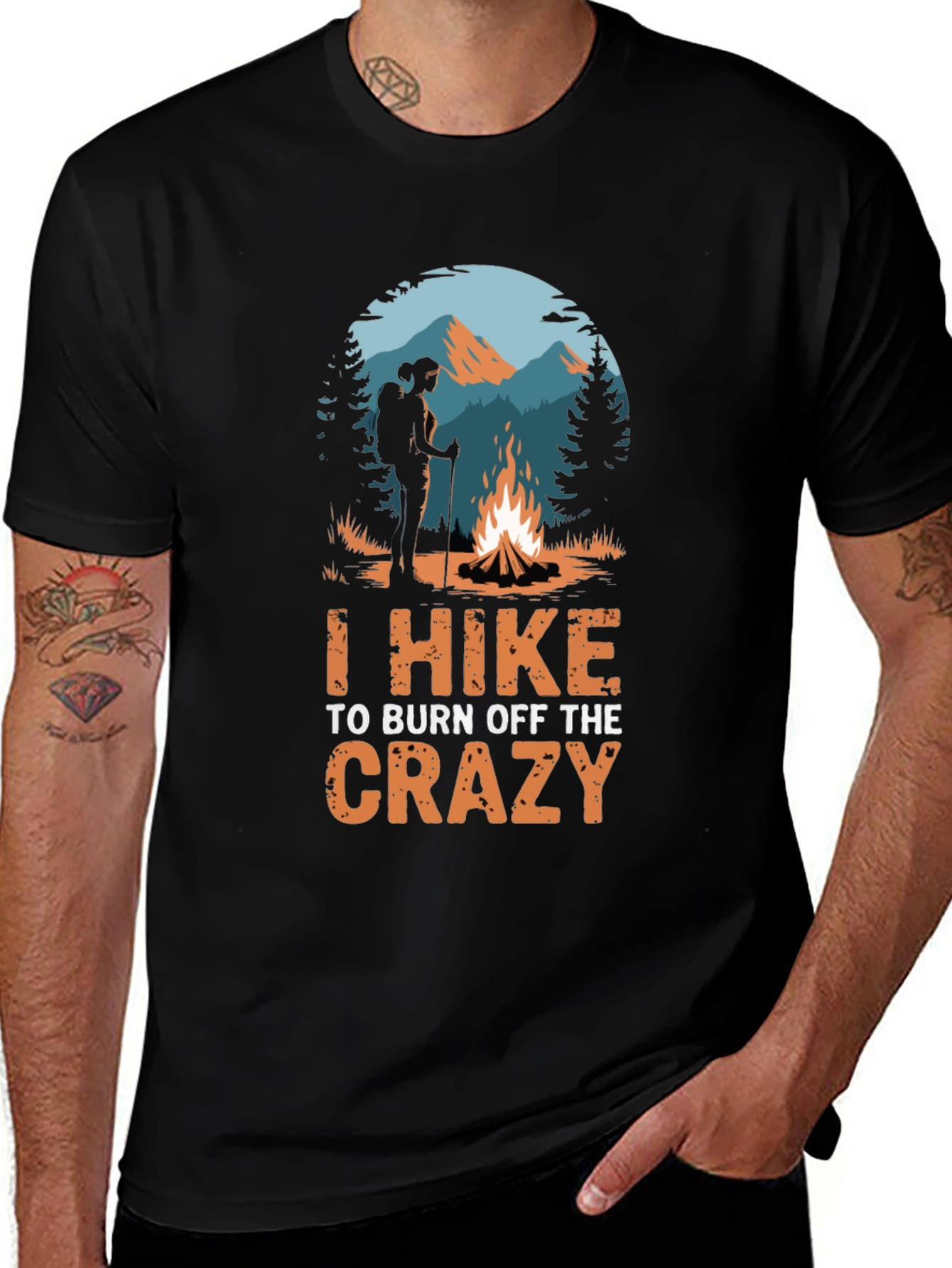 Hiking Lover T-Shirt - Burn Off The Crazy!
