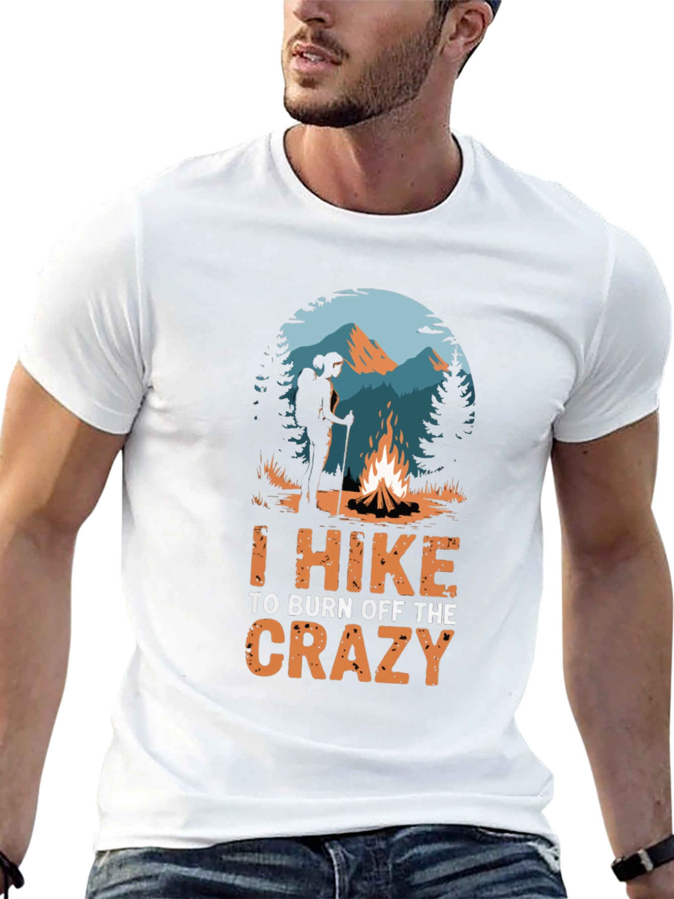 Hiking Lover T-Shirt - Burn Off The Crazy!