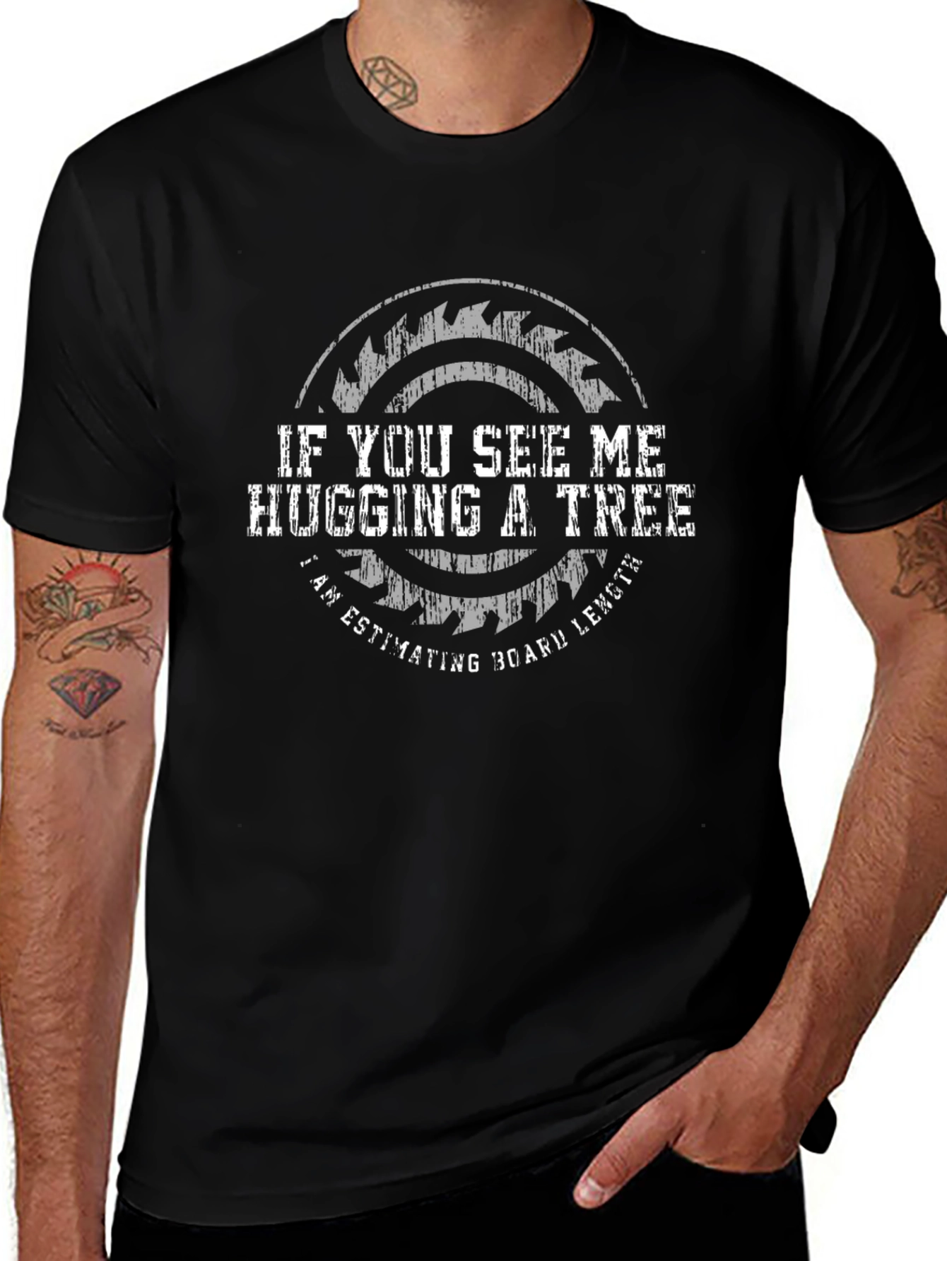 Hug a Tree Woodworker T-Shirt