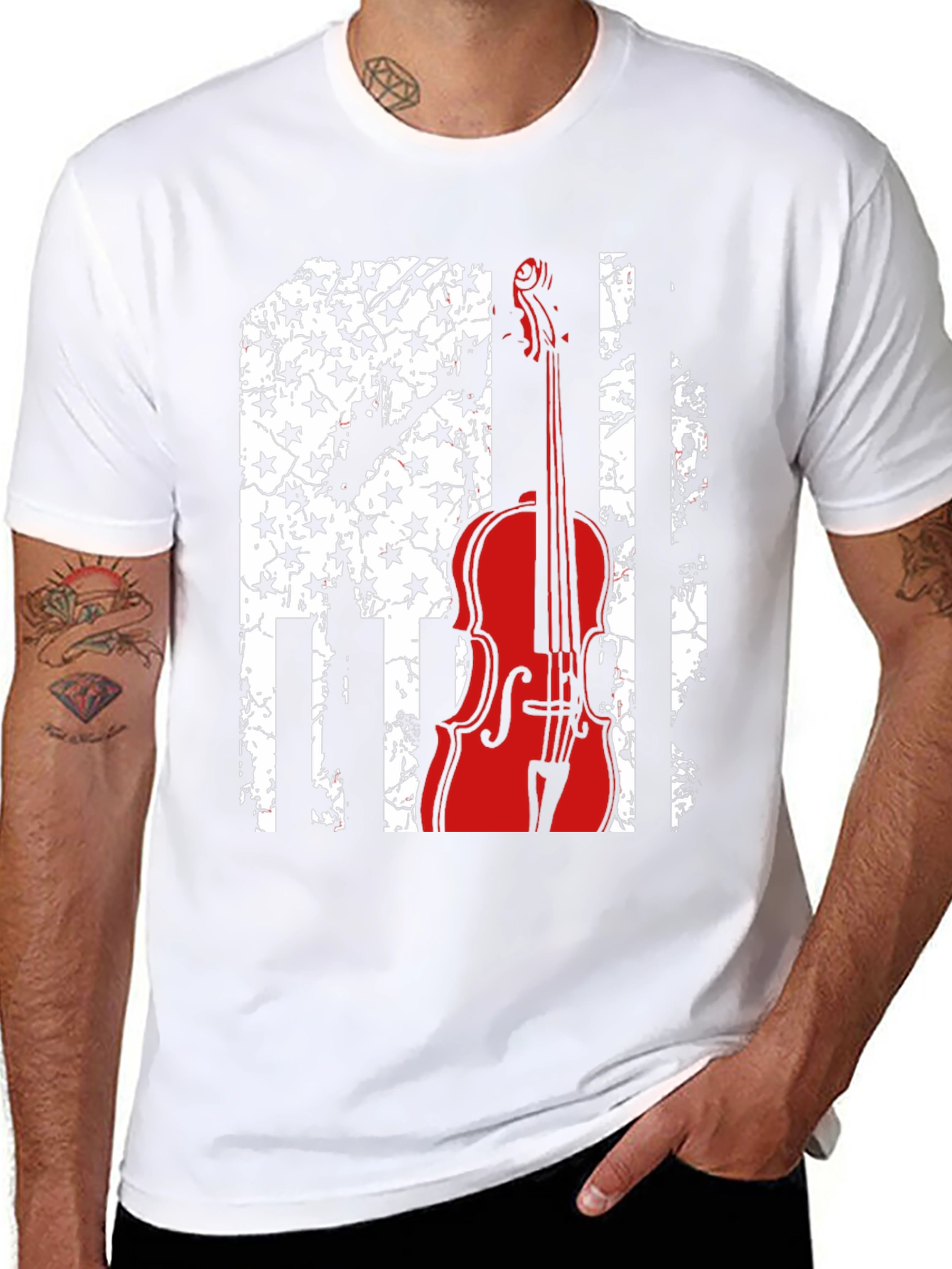 Patriotic Violin T-Shirt