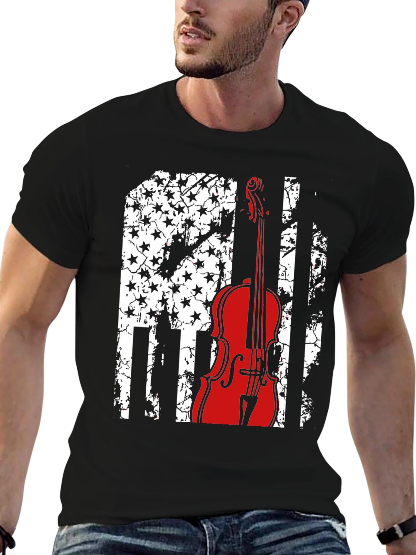 Patriotic Violin T-Shirt