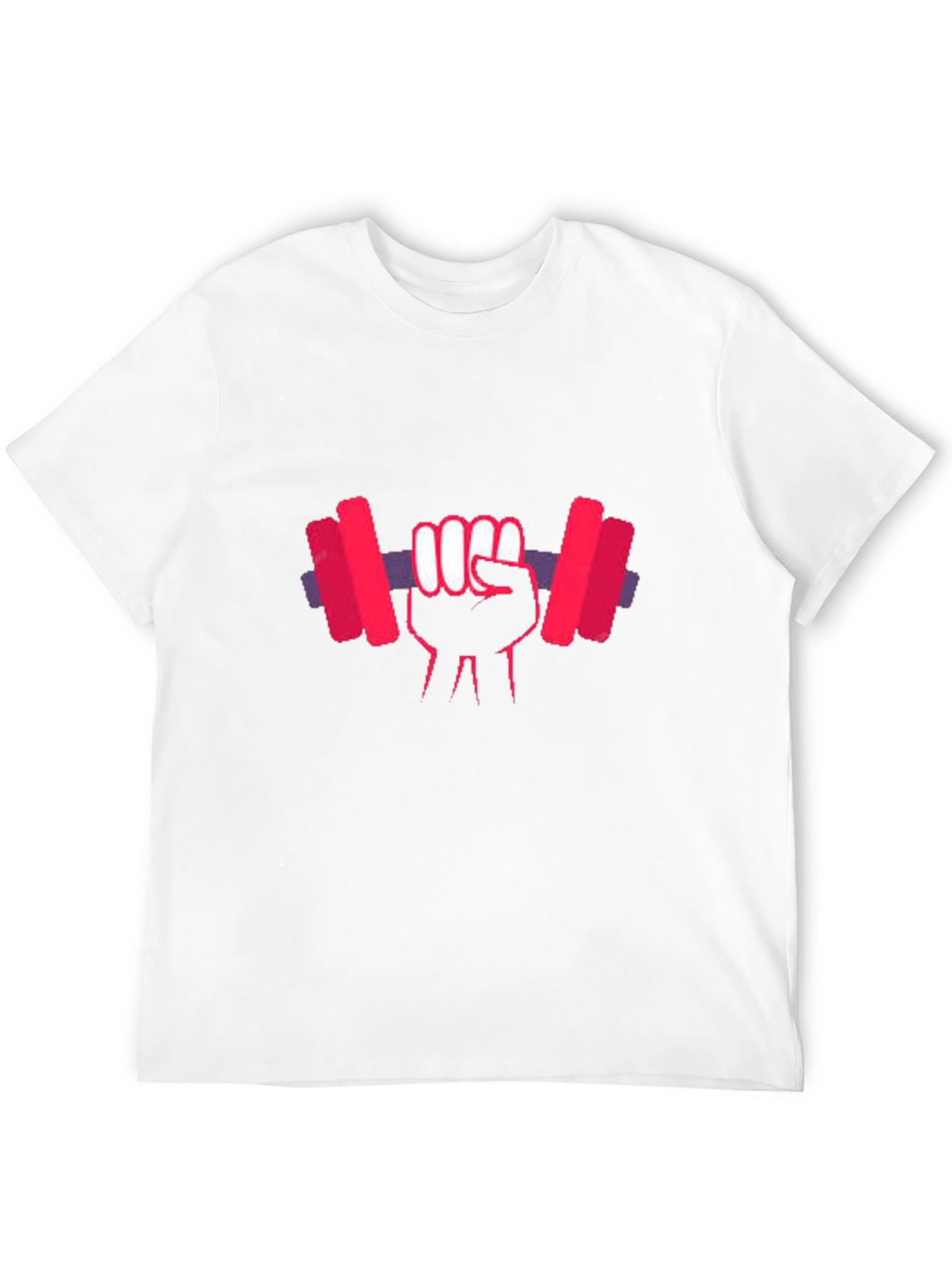 Weightlifting Fist Graphic T-Shirt - Black Cotton Tee
