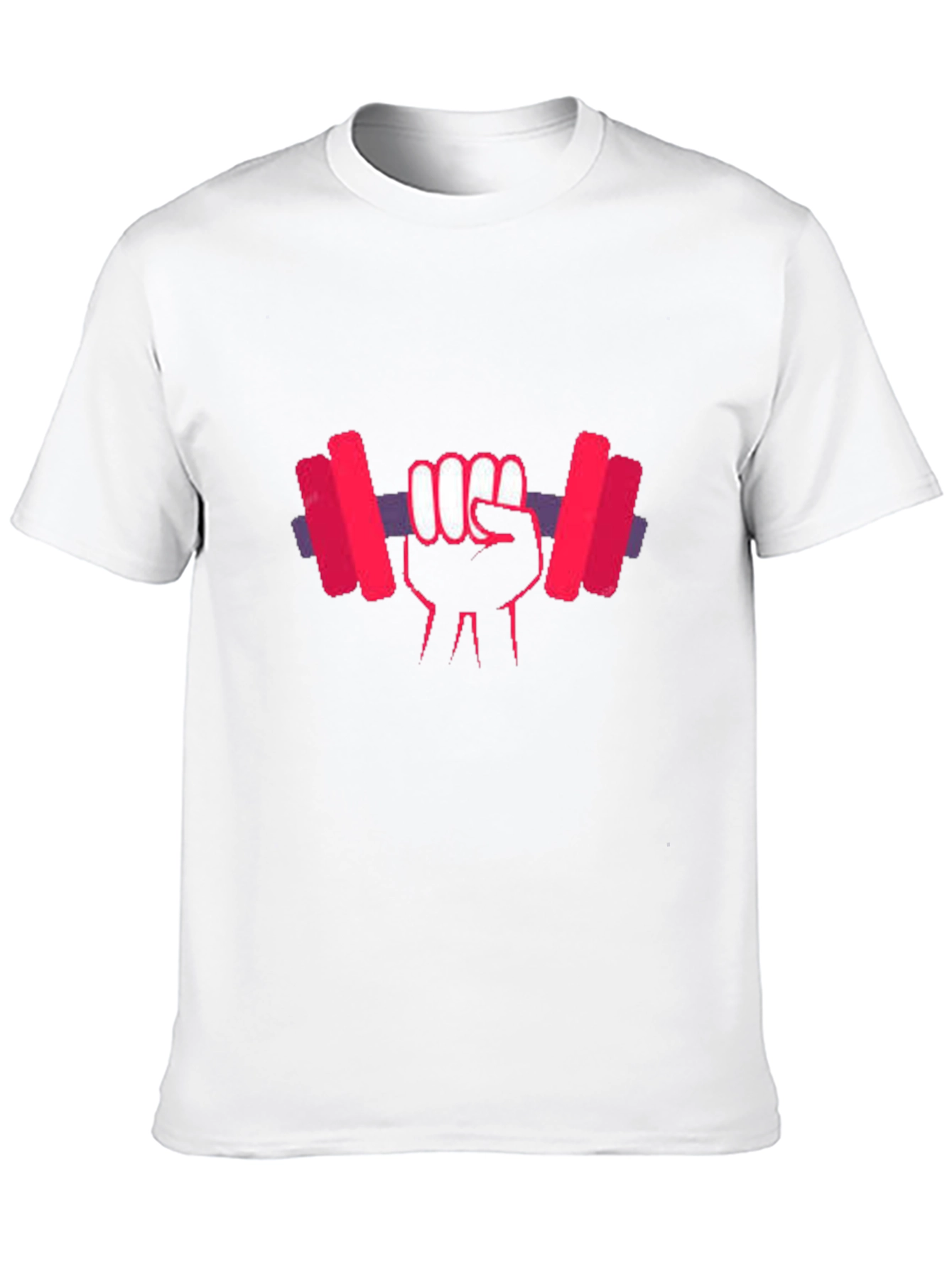 Weightlifting Fist Graphic T-Shirt - Black Cotton Tee