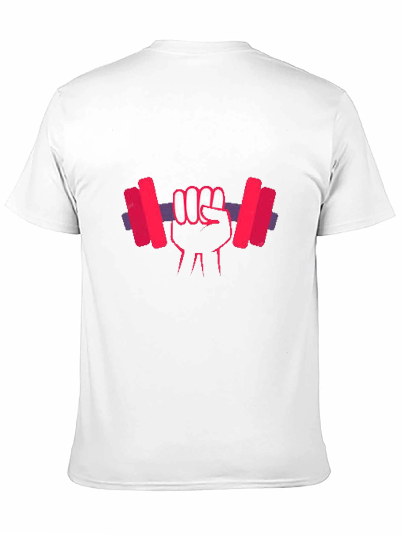Weightlifting Fist Graphic T-Shirt - Black Cotton Tee