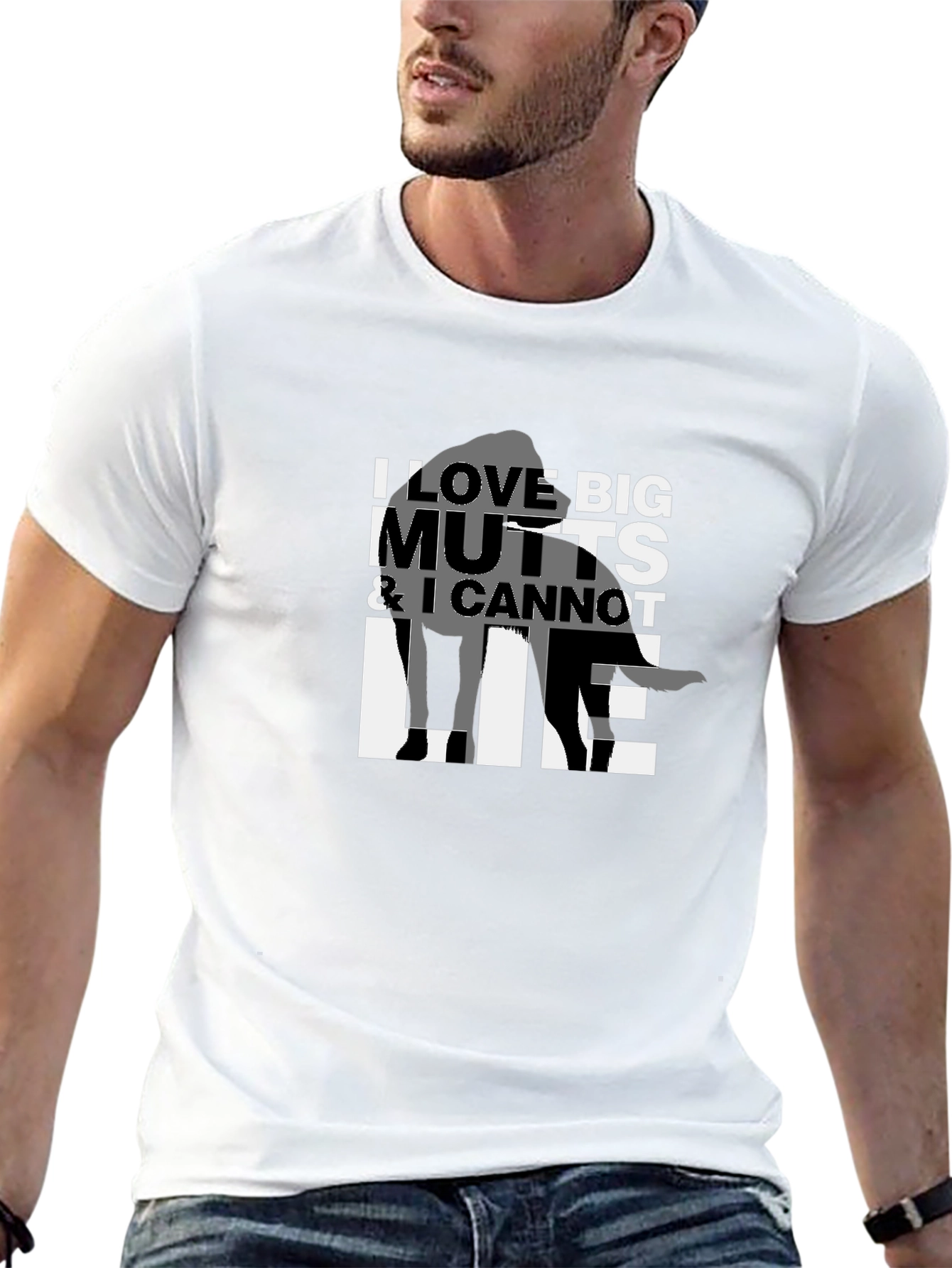 I Love Big Mutts T-Shirt - Unisex Tee