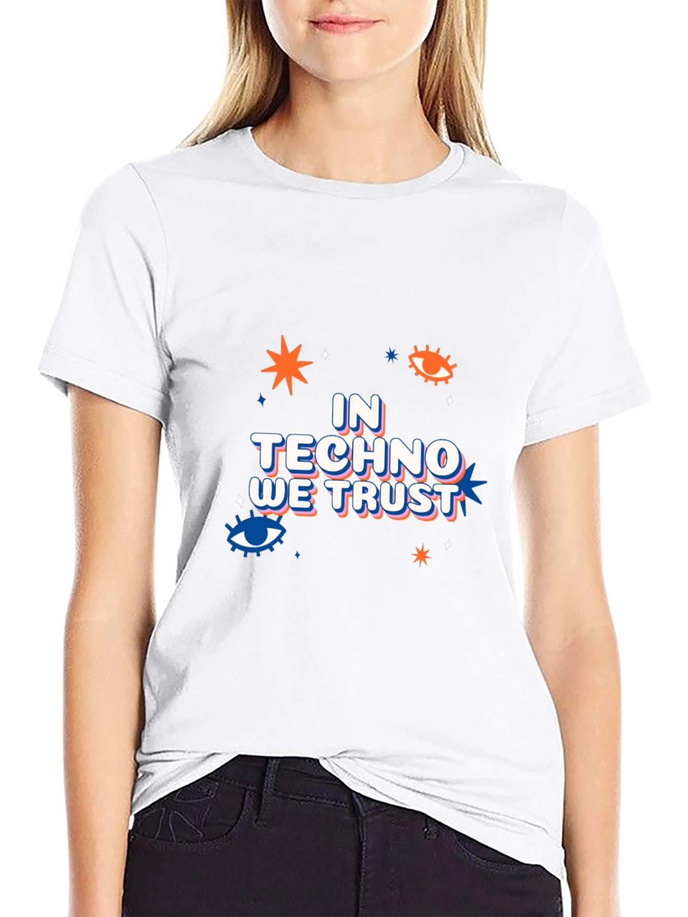 In Techno We Trust Graphic Tee