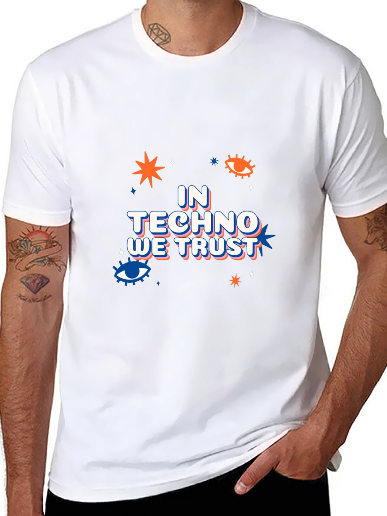 In Techno We Trust Graphic Tee